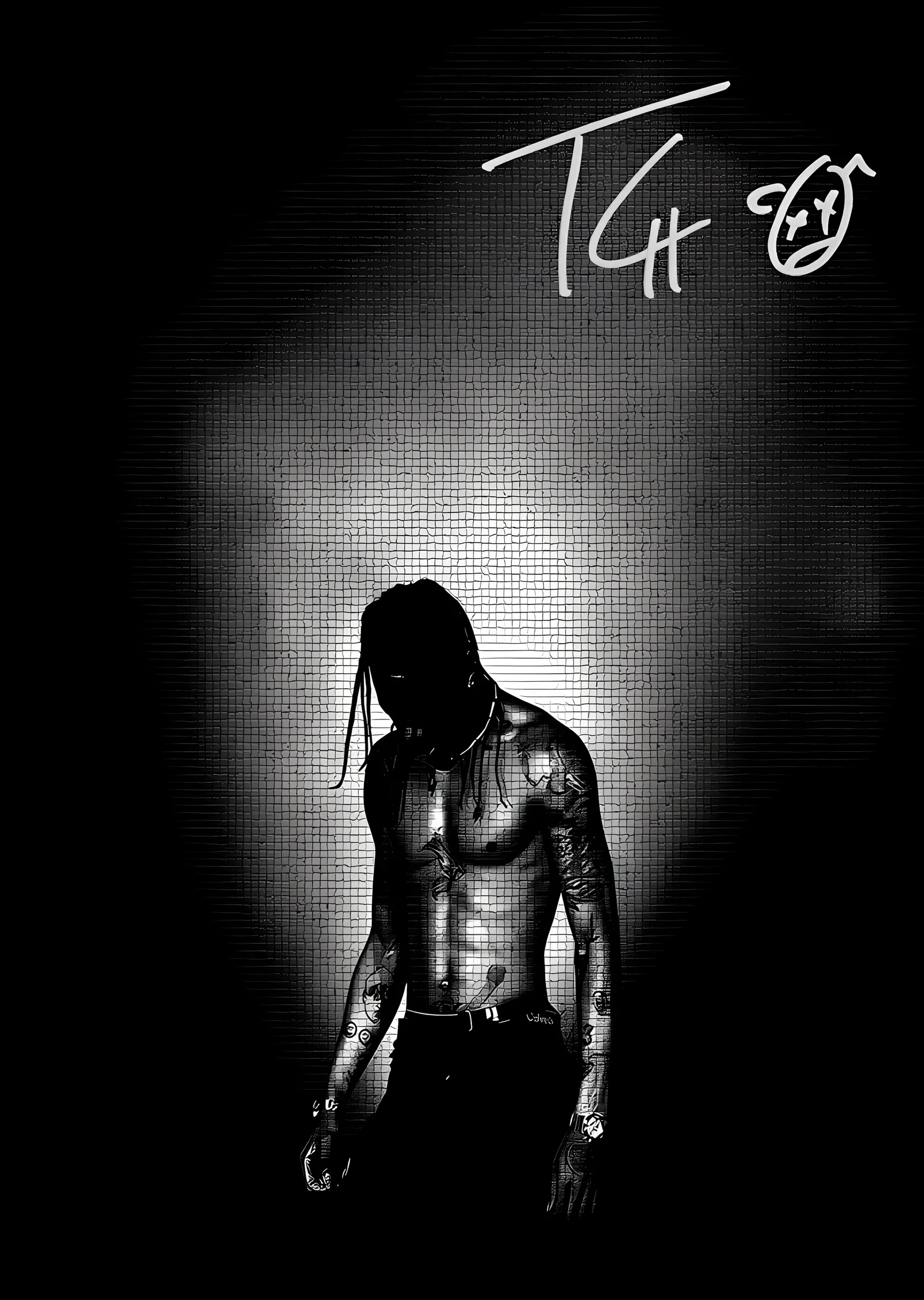 Travis Scott: Duman metal tablo