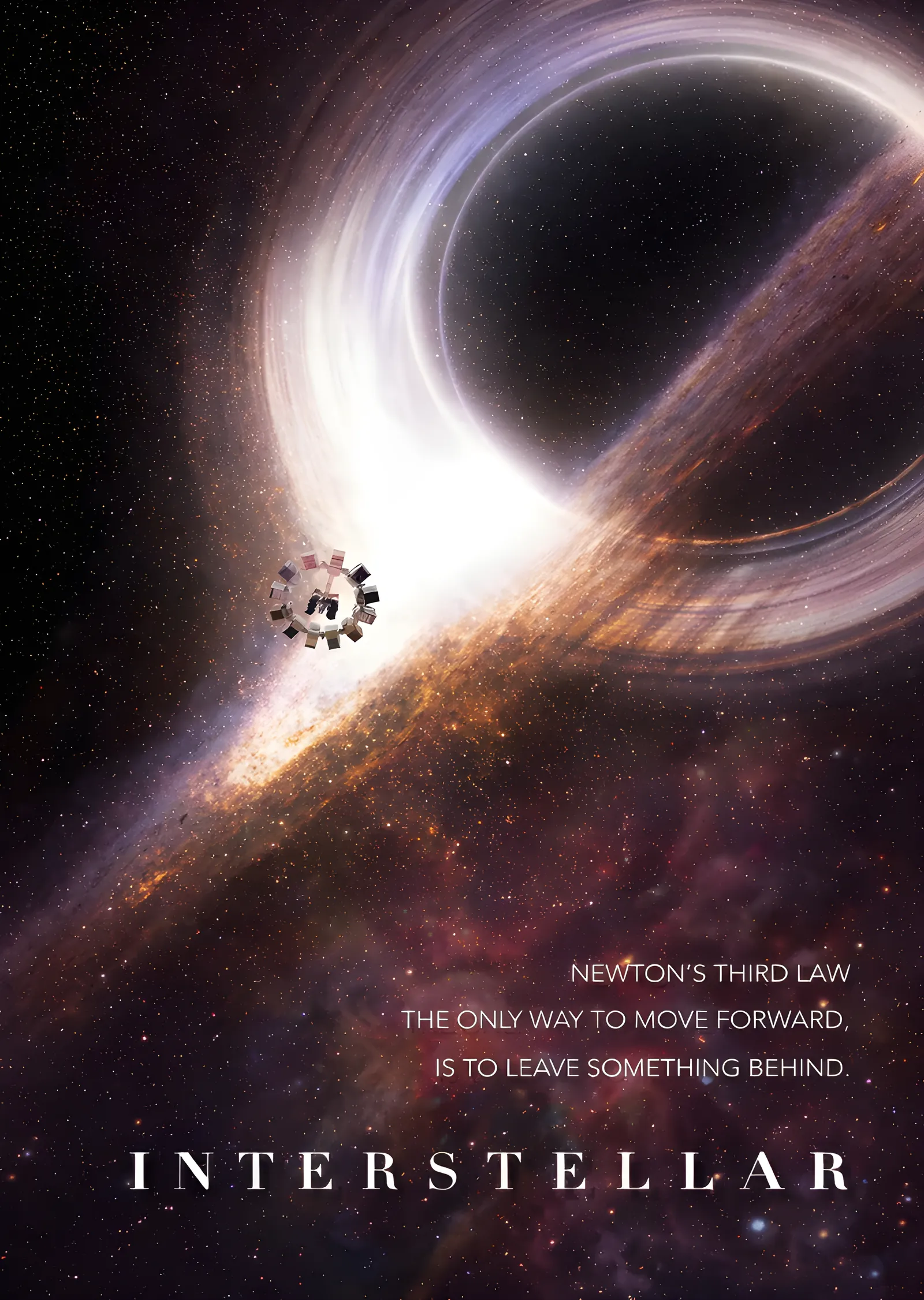 Interstellar: Newton'un Üçüncü Yasası metal tablo