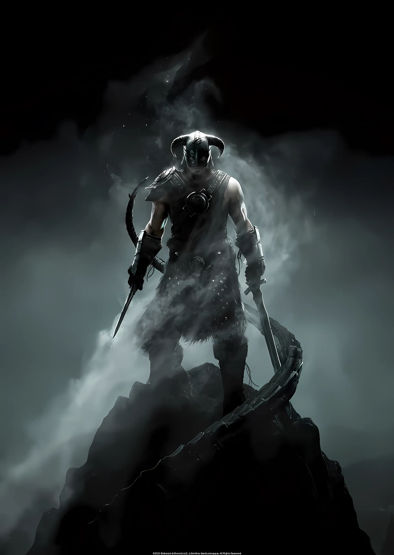 Skyrim: Ejderha Doğumlu metal tablo