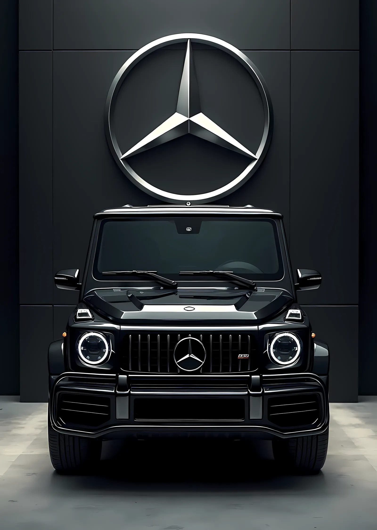 Mercedes-AMG G-Class: Siyah Model metal tablo