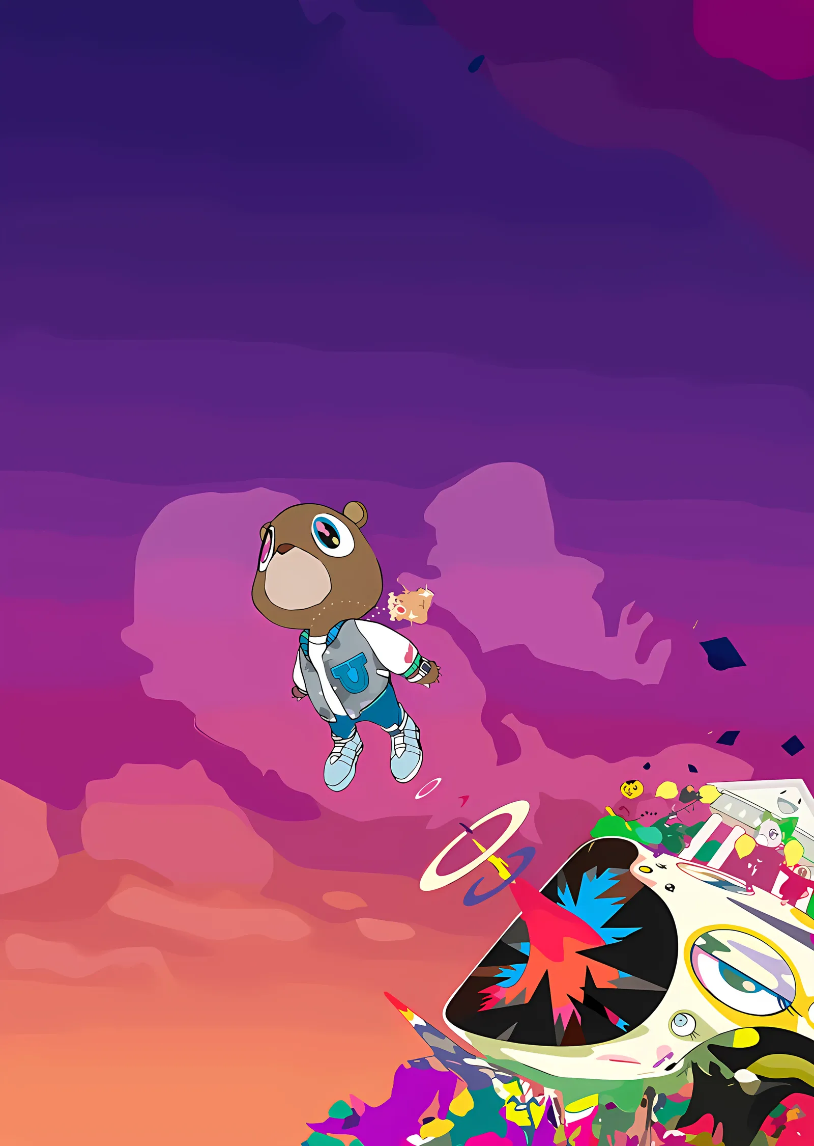 Kanye West: Graduation Ayısı metal tablo