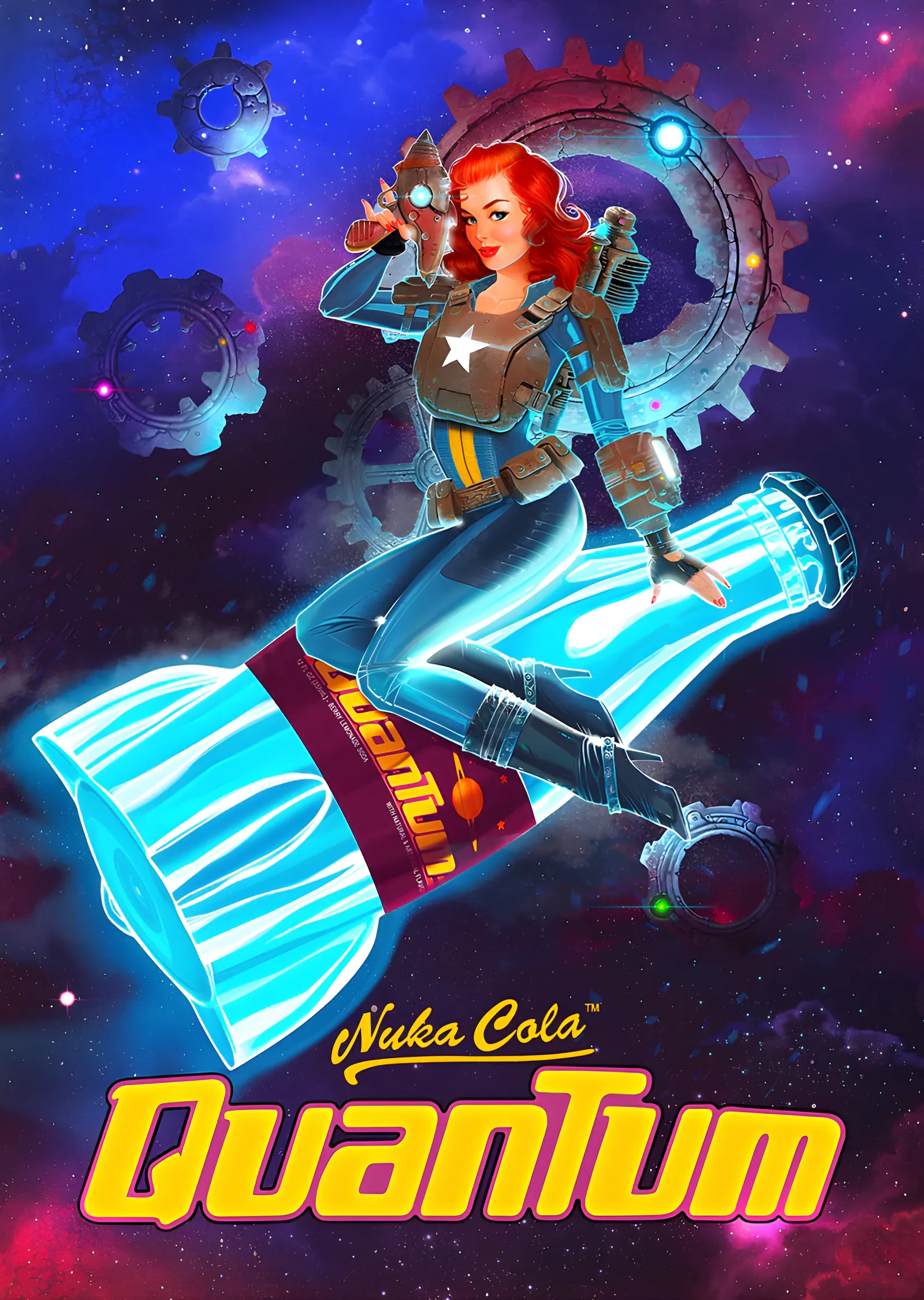 Fallout: Nuka-Cola Quantum metal tablo