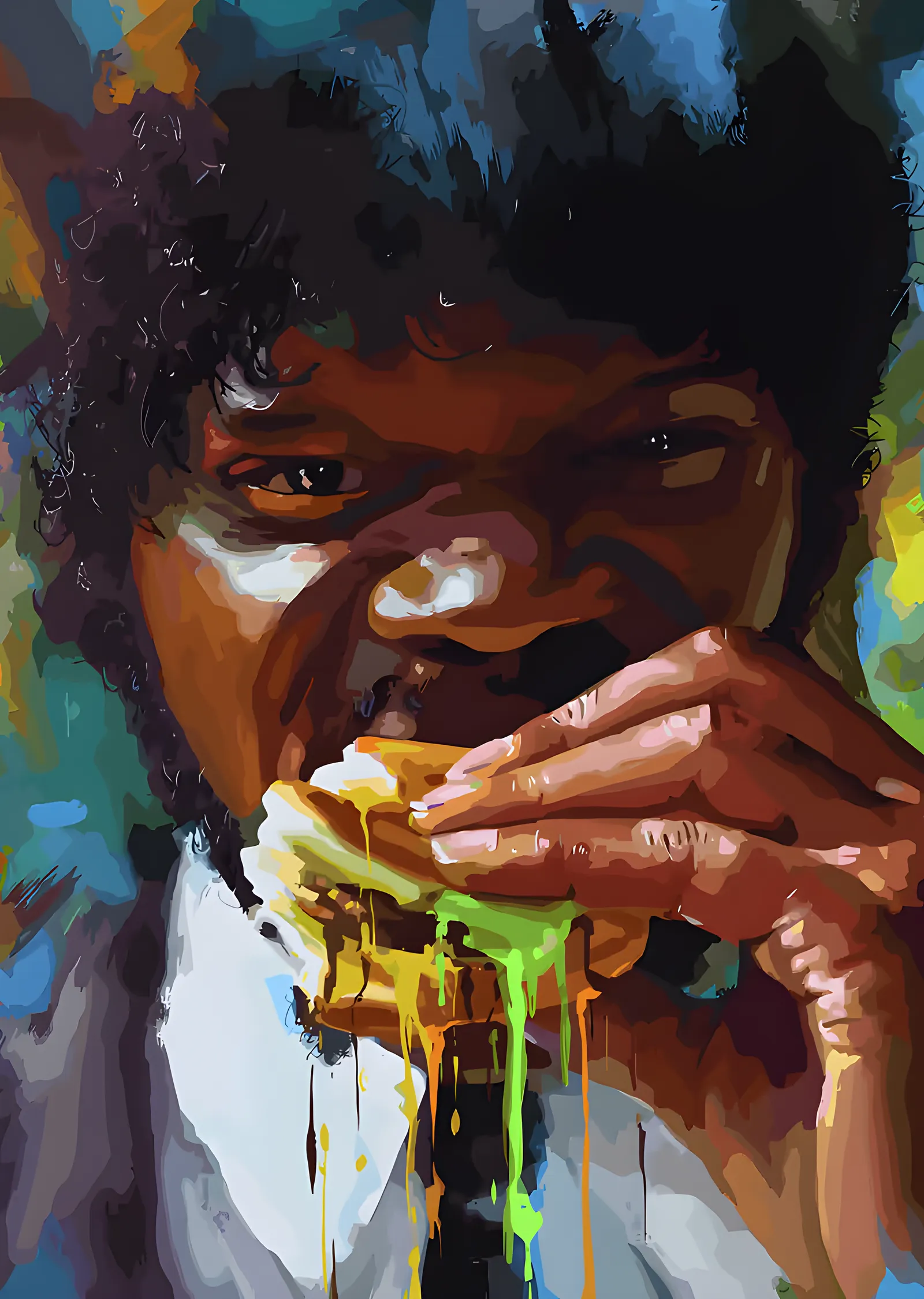 Pulp Fiction: Jules metal tablo