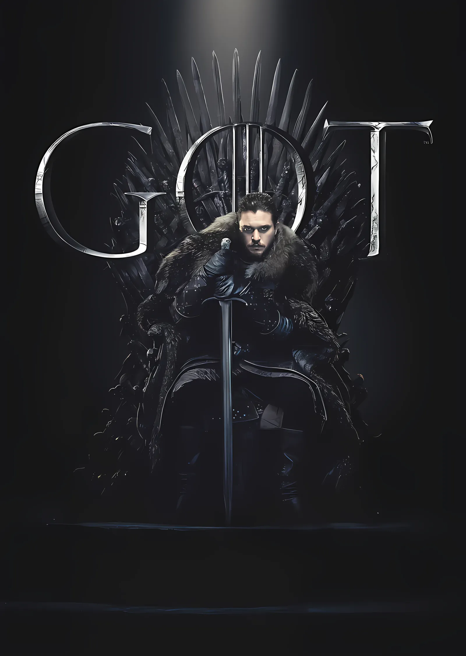 Game of Thrones: Demir Taht · GOT Logo metal tablo