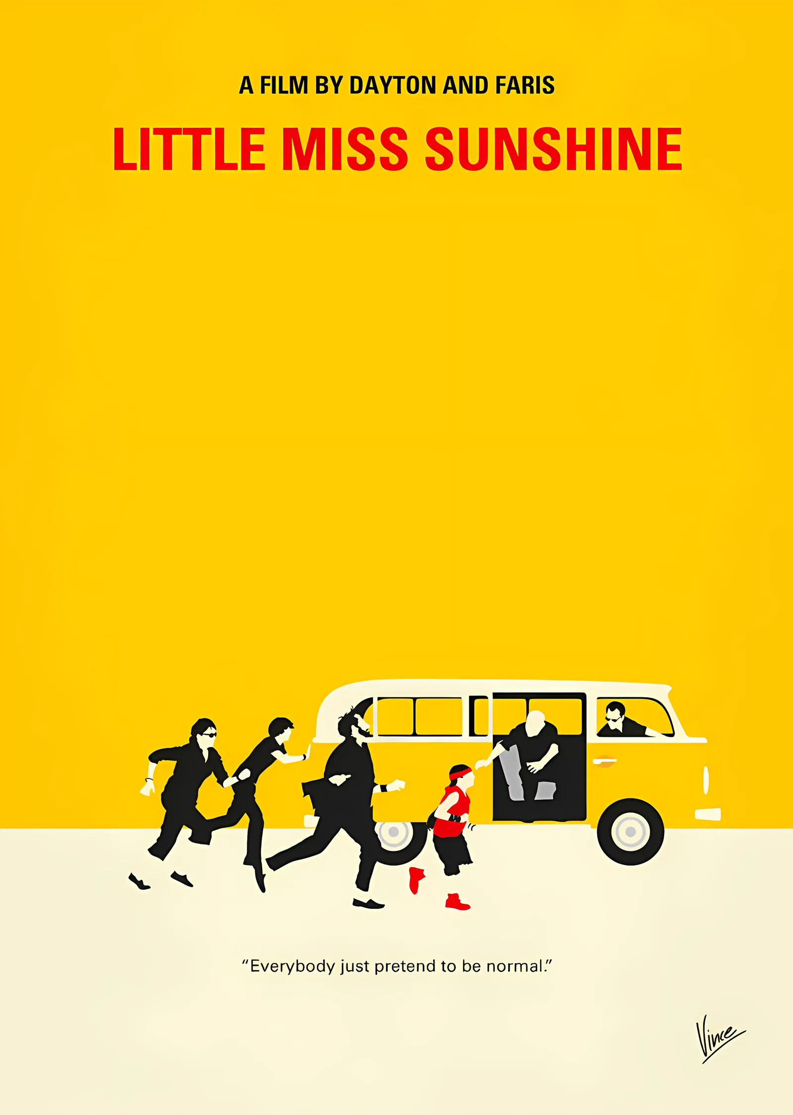 Little Miss Sunshine metal tablo