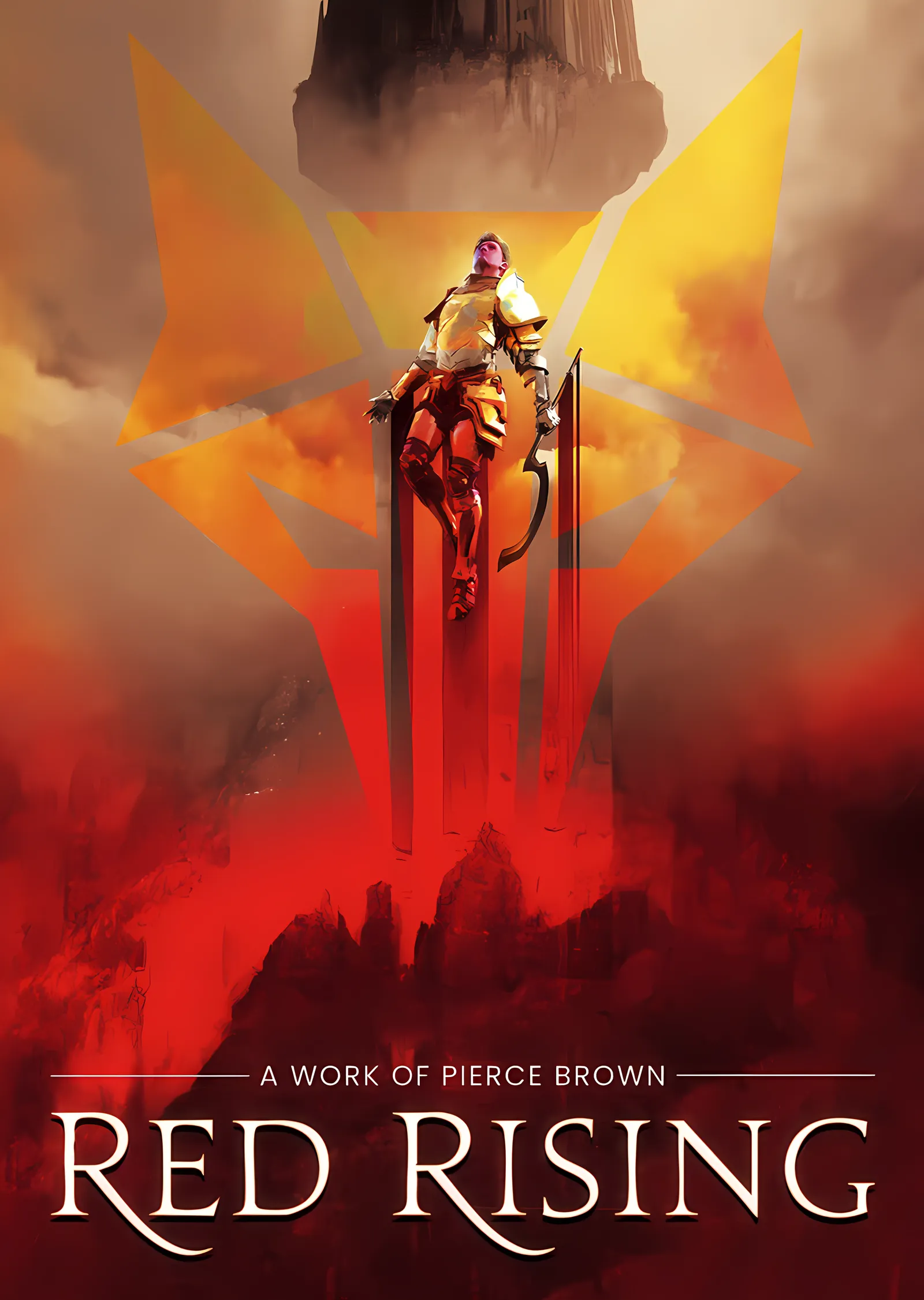 Red Rising metal tablo