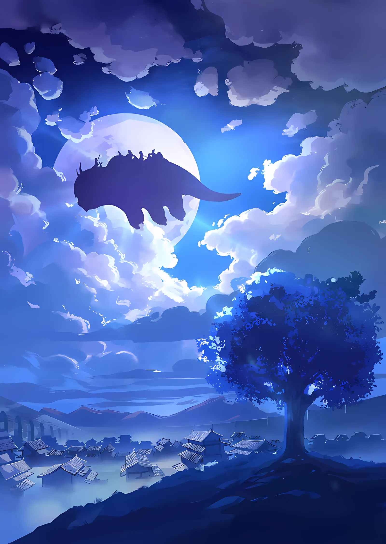 Avatar: Appa ve Dolunay metal tablo
