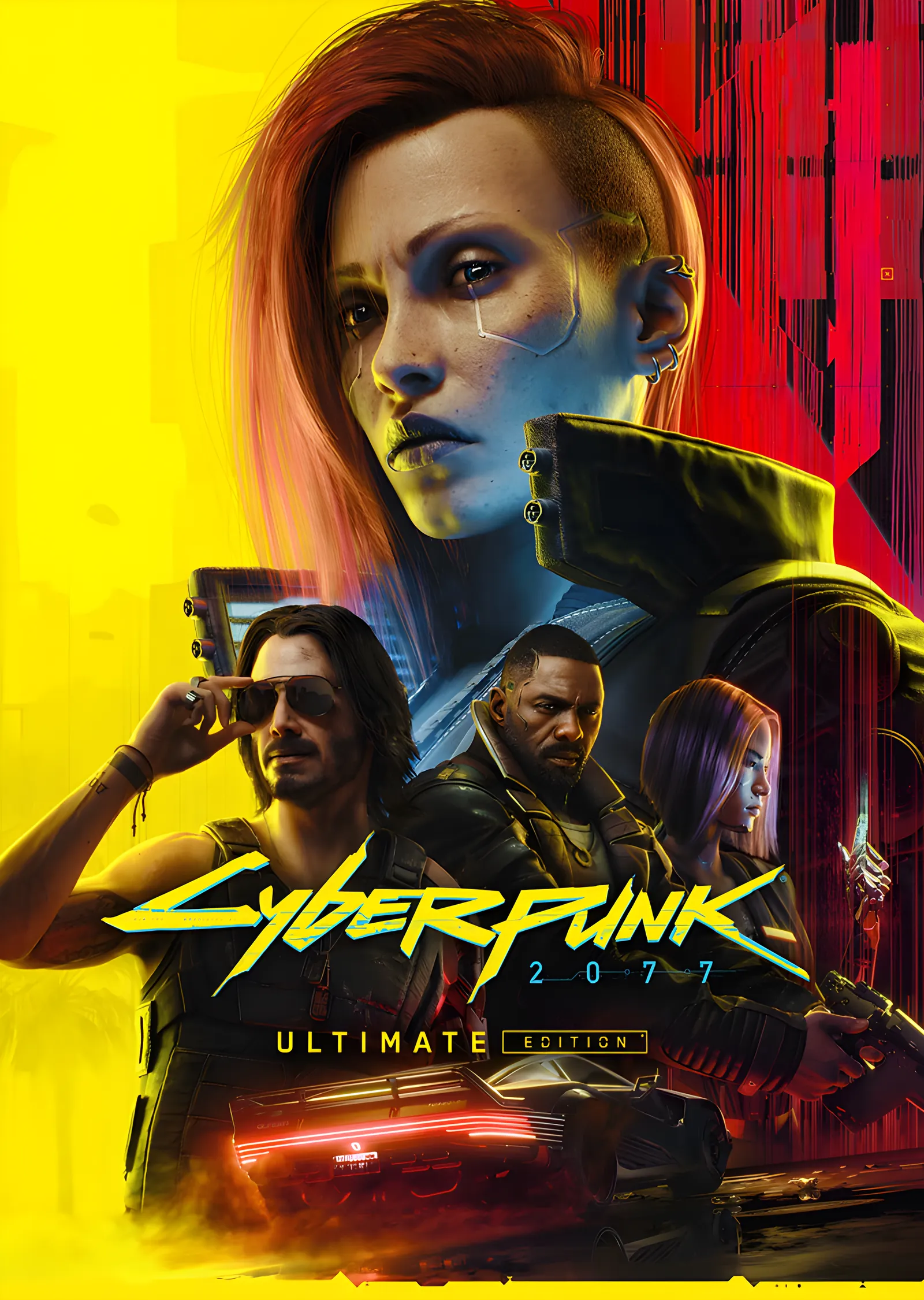 Cyberpunk 2077: Ultimate Edition metal tablo