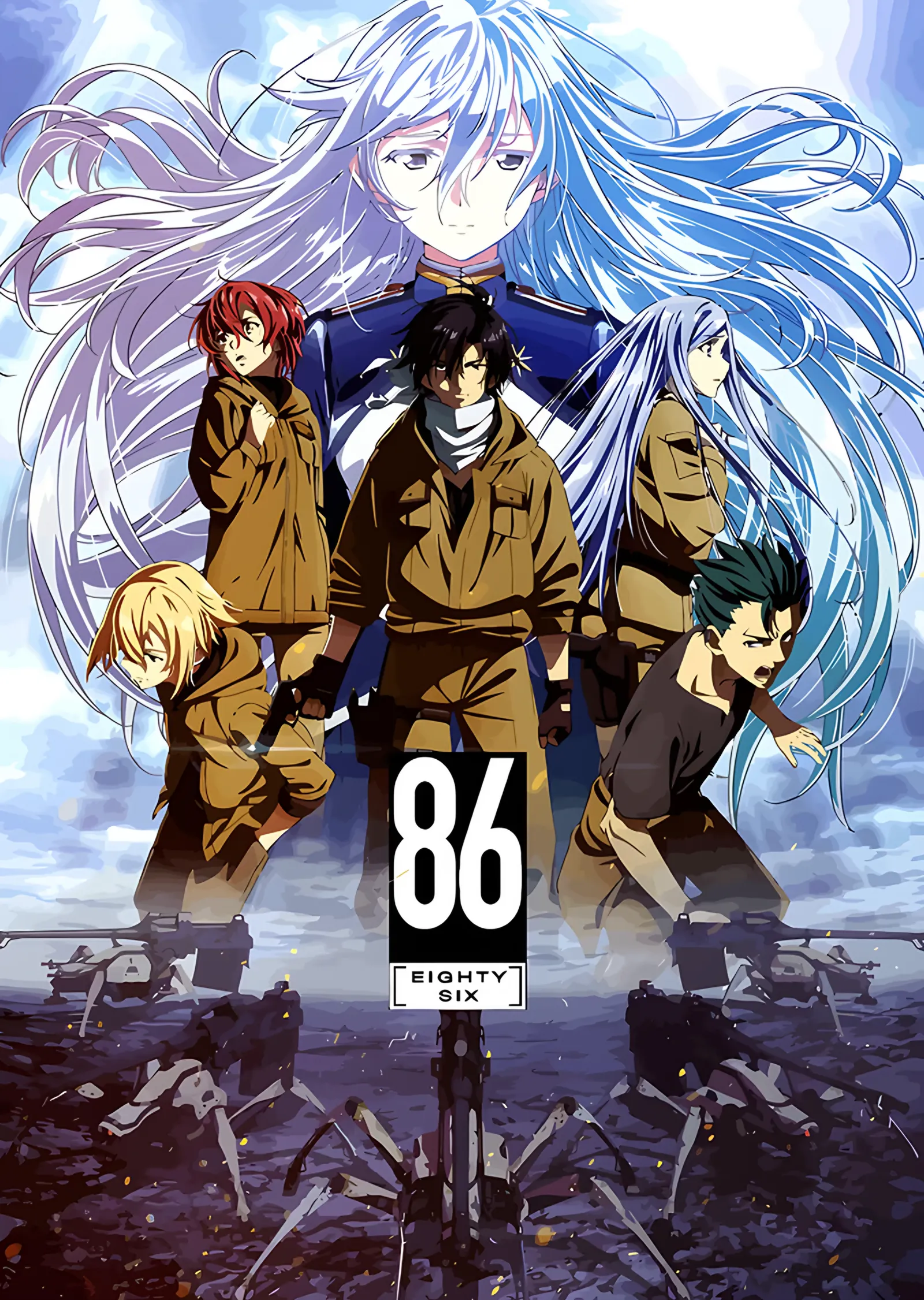 86 Eighty Six: Spearhead Müfrezesi metal tablo