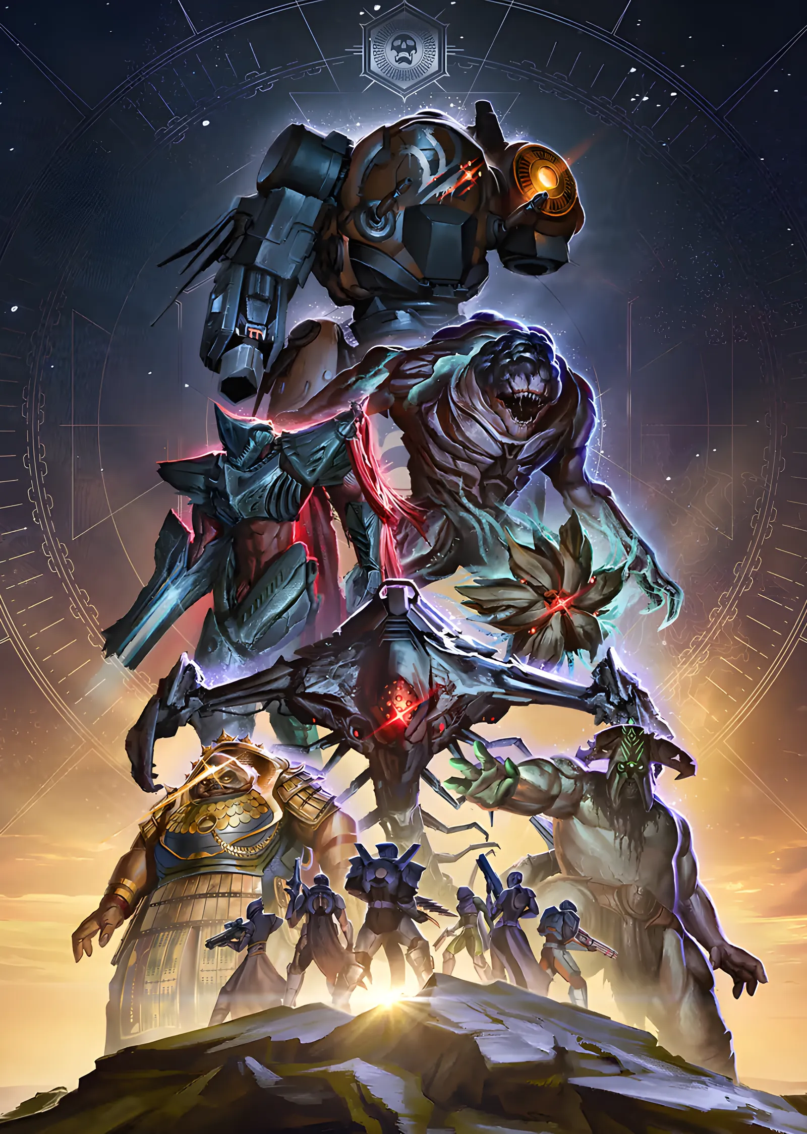 Mecha Tugayı metal tablo