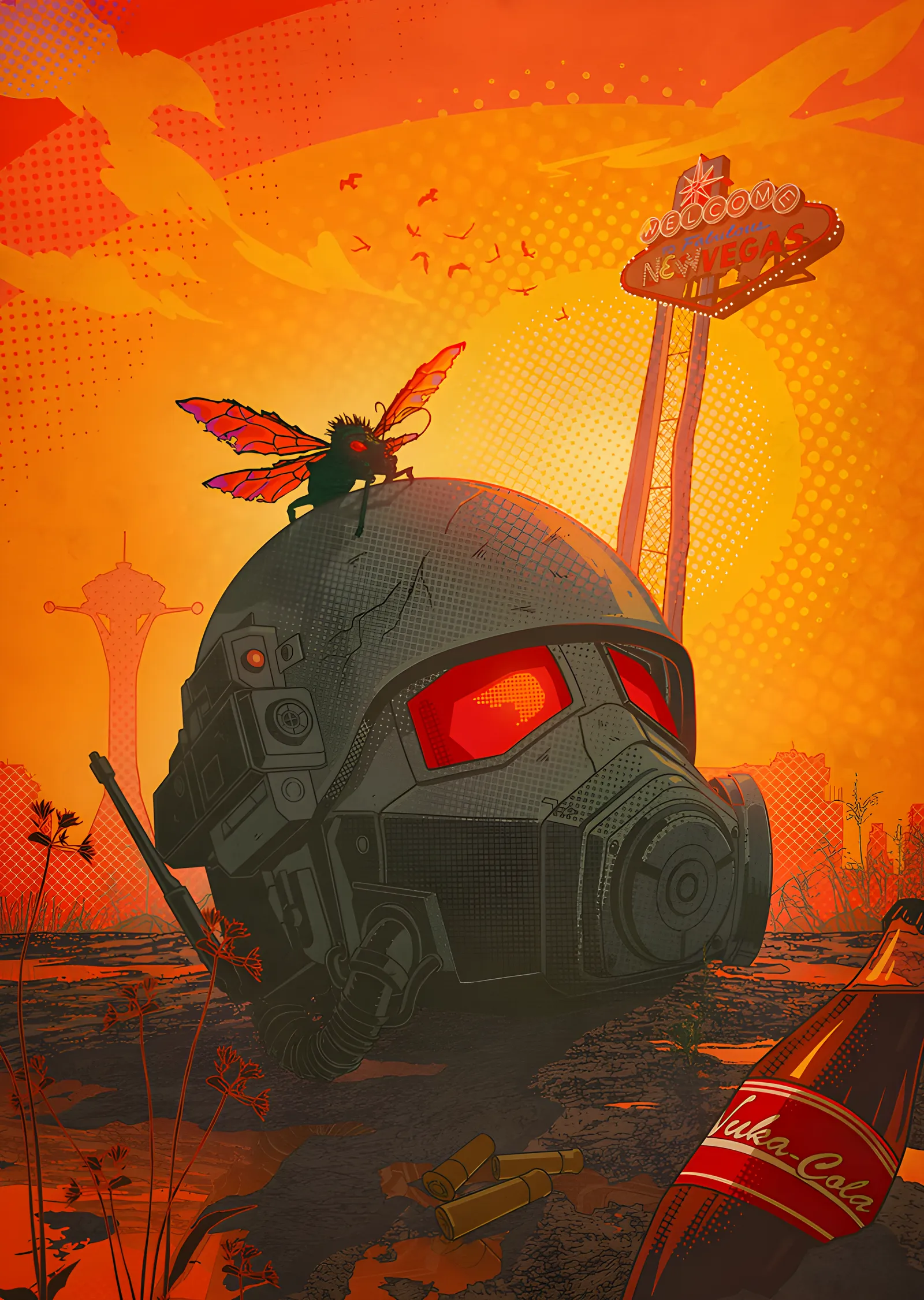 Fallout: New Vegas metal tablo