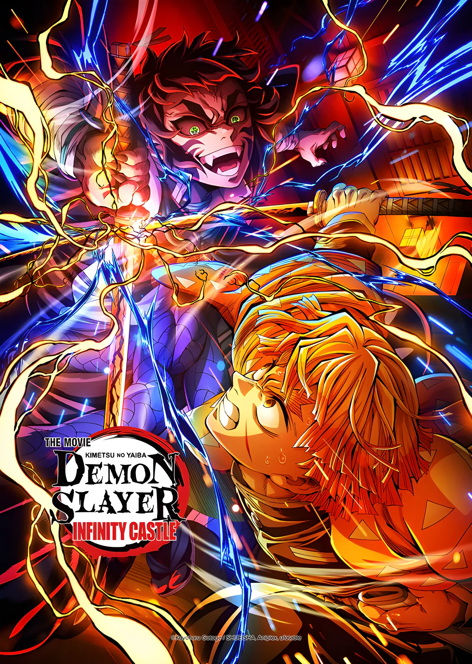 Demon Slayer: Infinity Castle metal tablo
