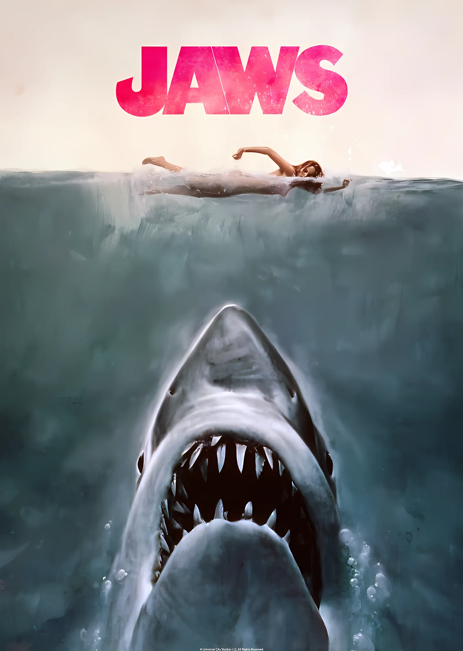 Jaws metal tablo