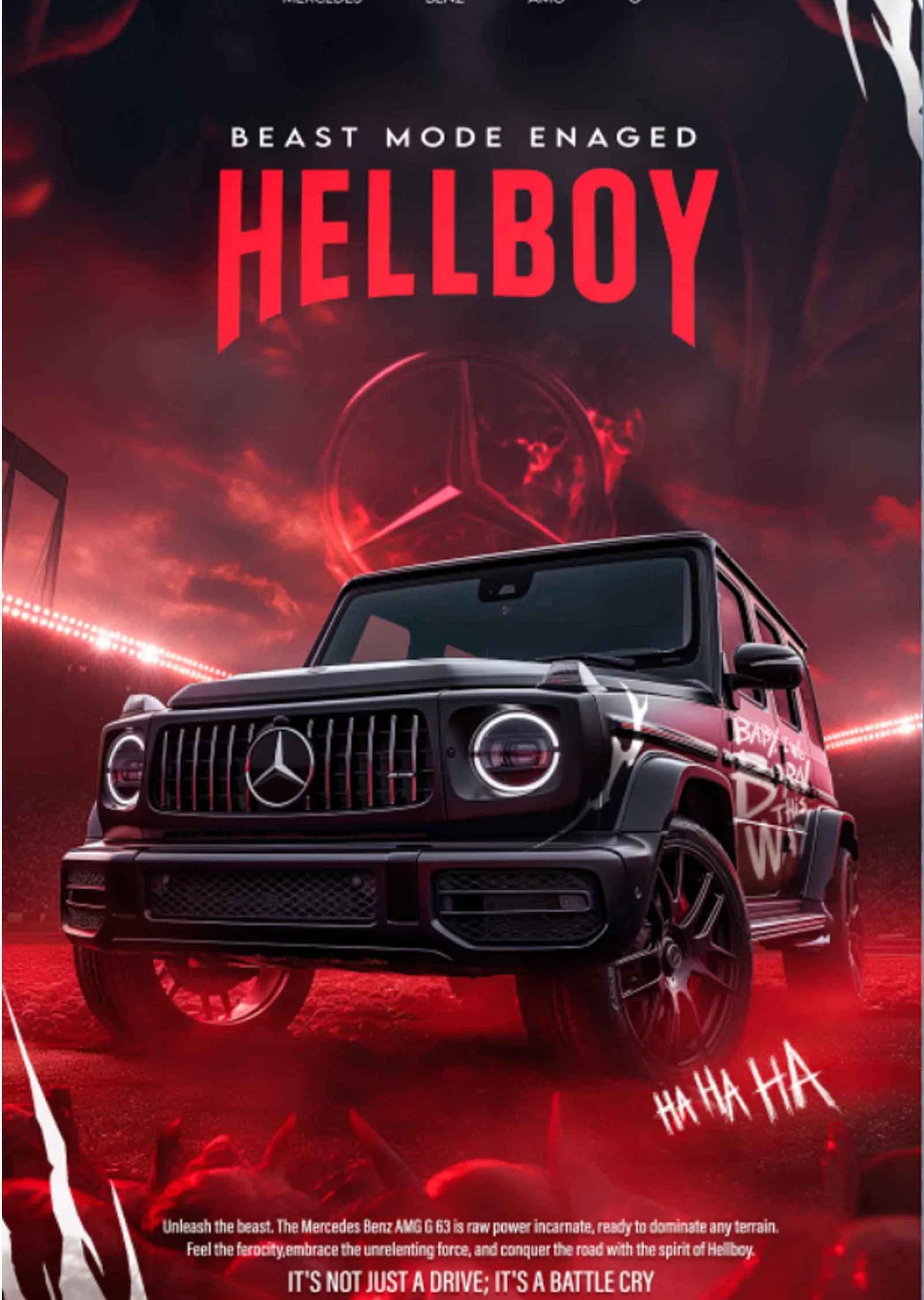 Mercedes-AMG G63: Beast Mode Engaged metal tablo