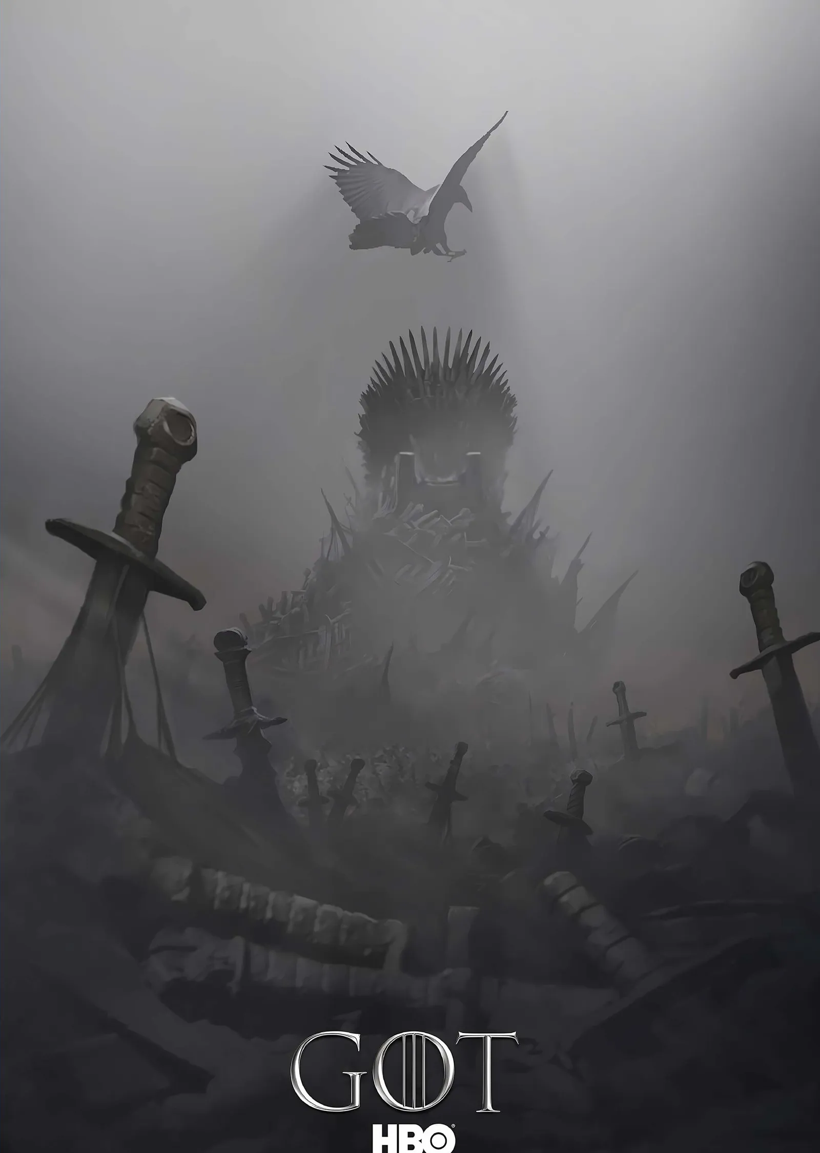 Game of Thrones: Sisler İçinde Taht metal tablo