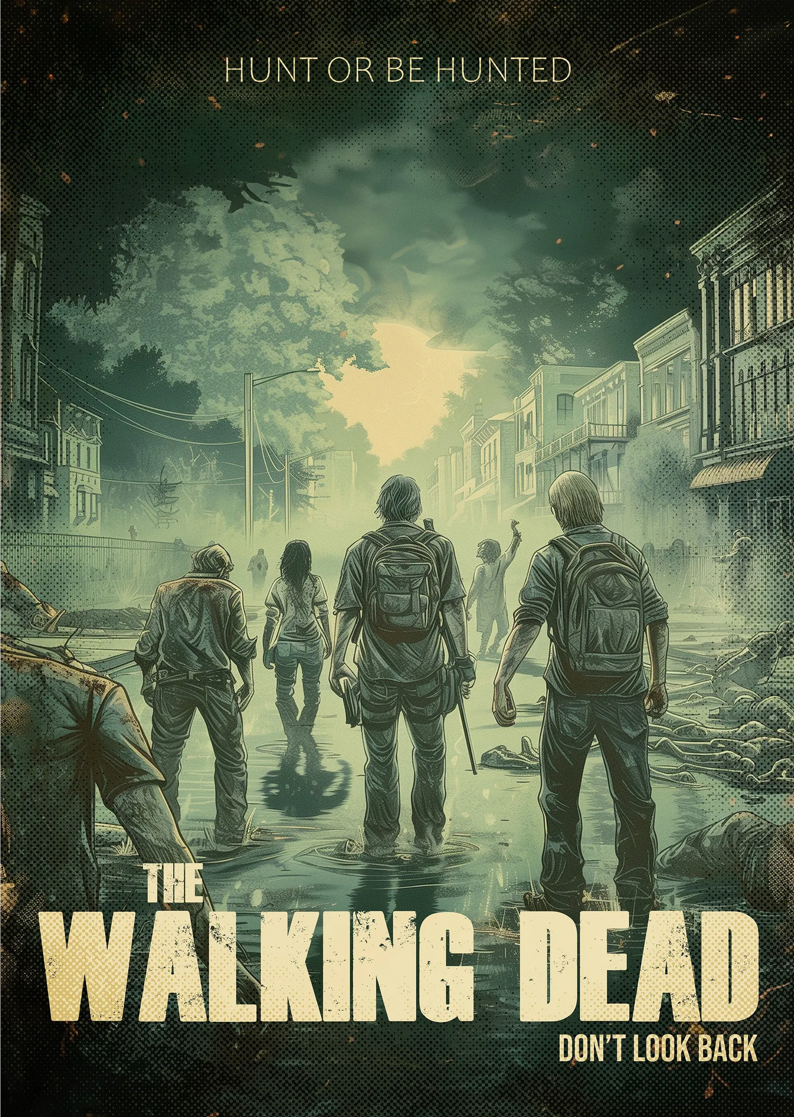 The Walking Dead: Don't Look Back metal tablo