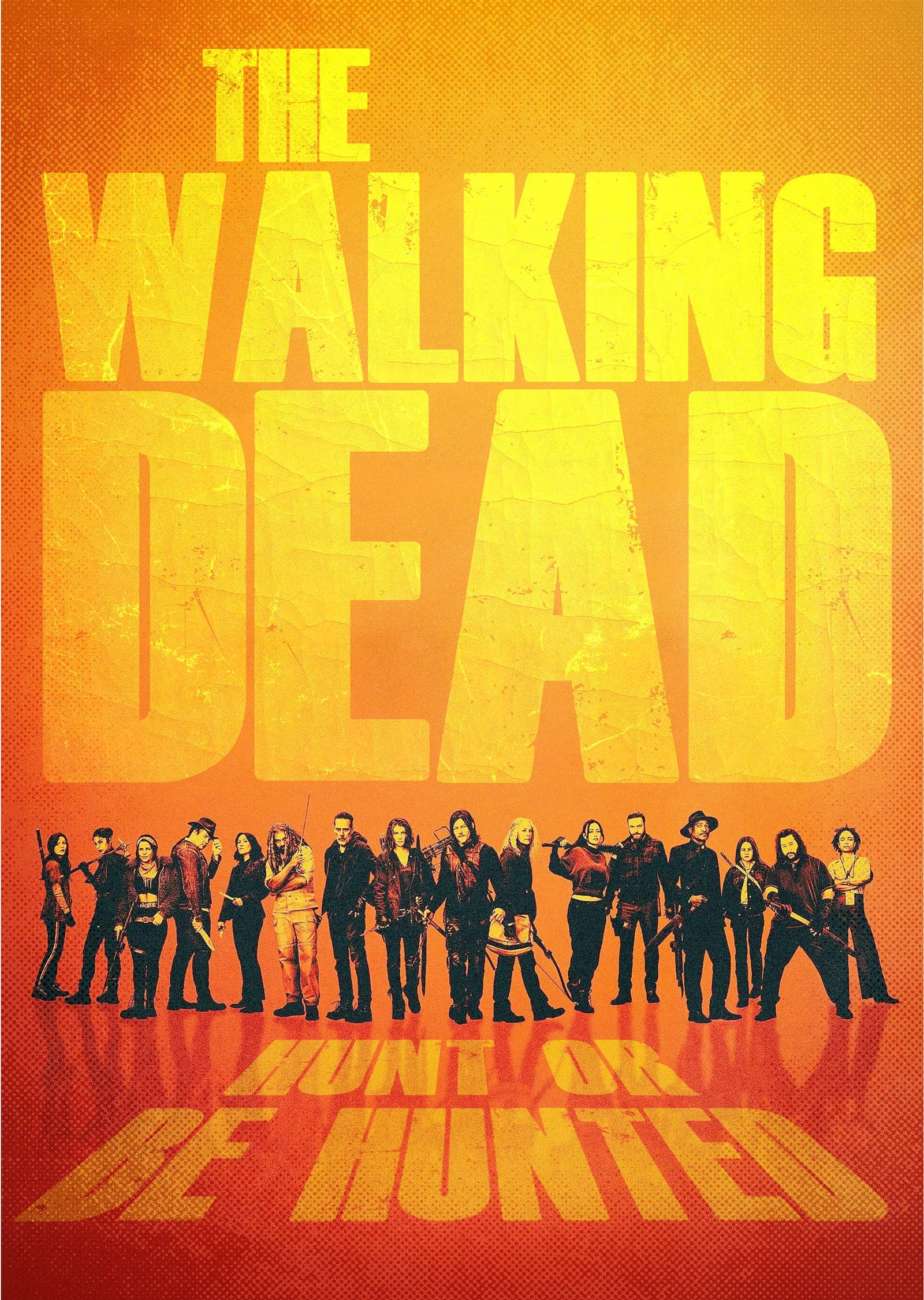 The Walking Dead: Hunt or Be Hunted metal tablo