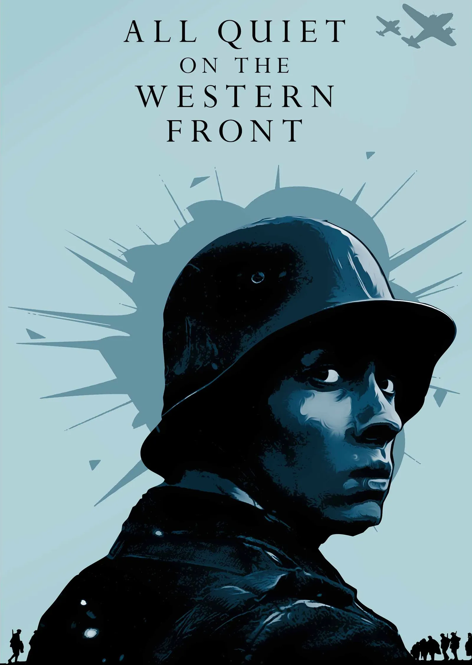 All Quiet on the Western Front metal tablo
