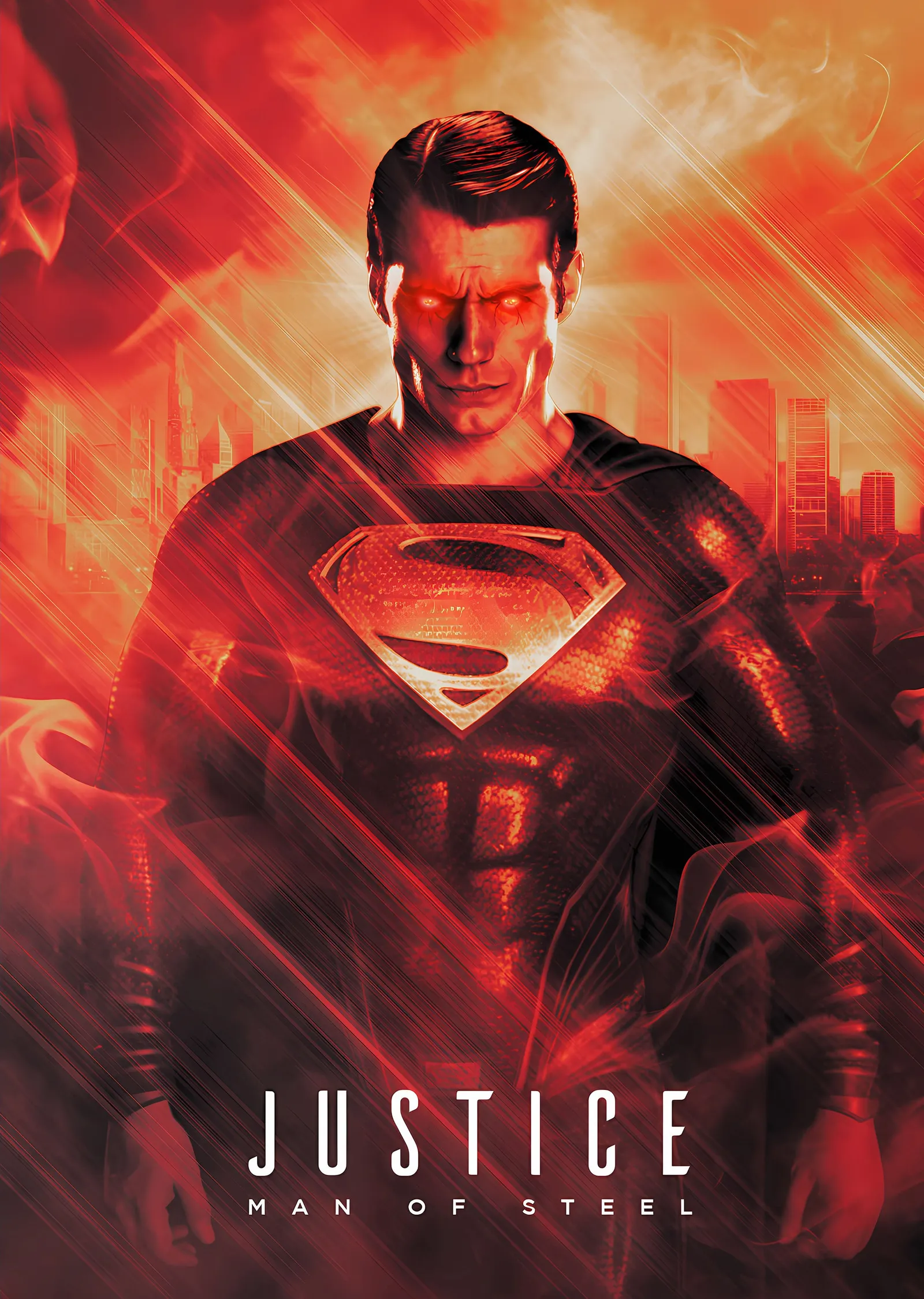 Man of Steel: Justice metal tablo