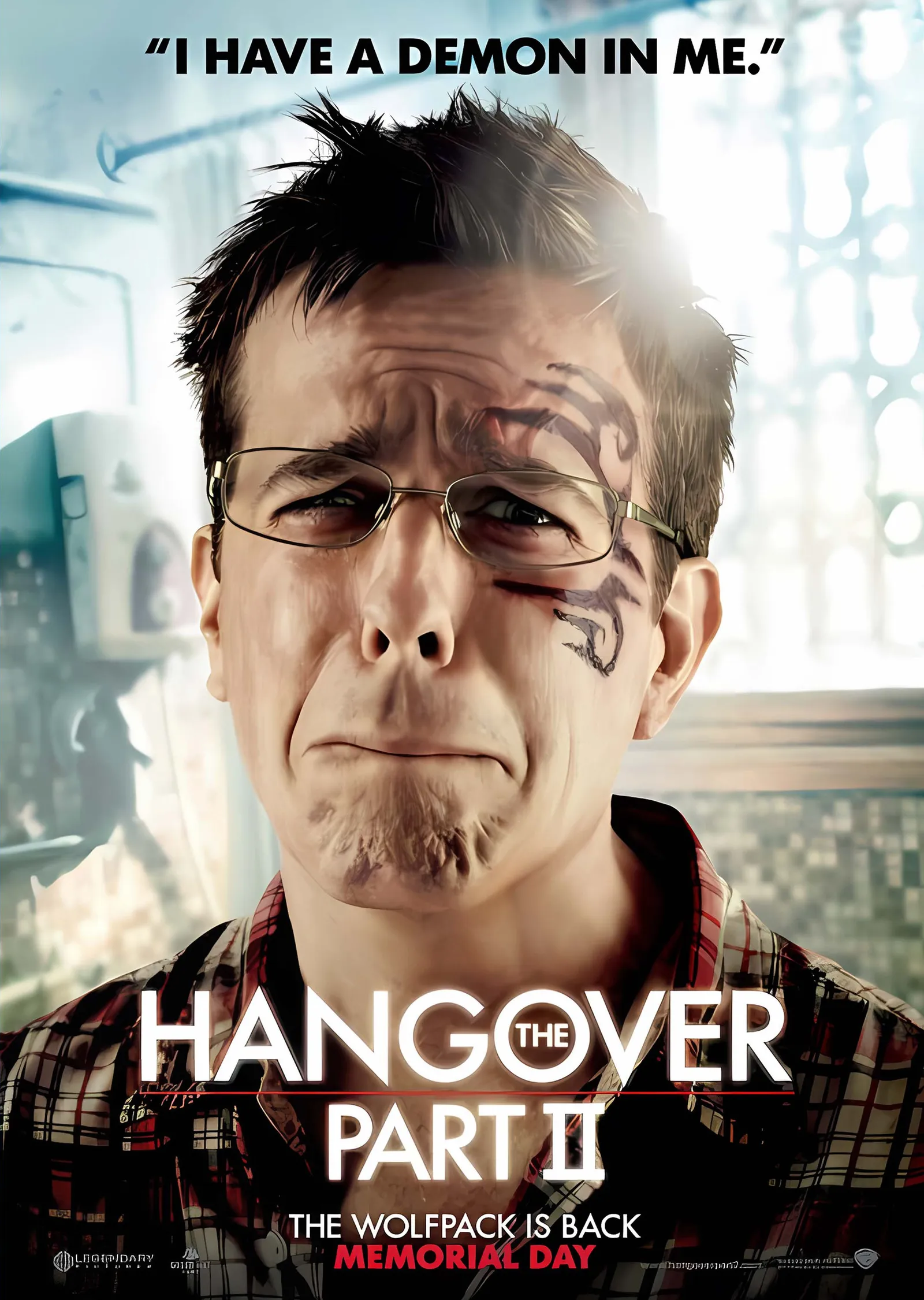 The Hangover Part II: Stu metal tablo