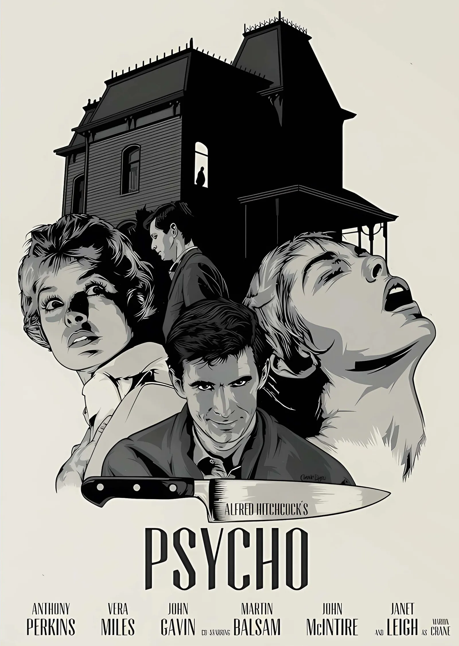 Psycho metal tablo