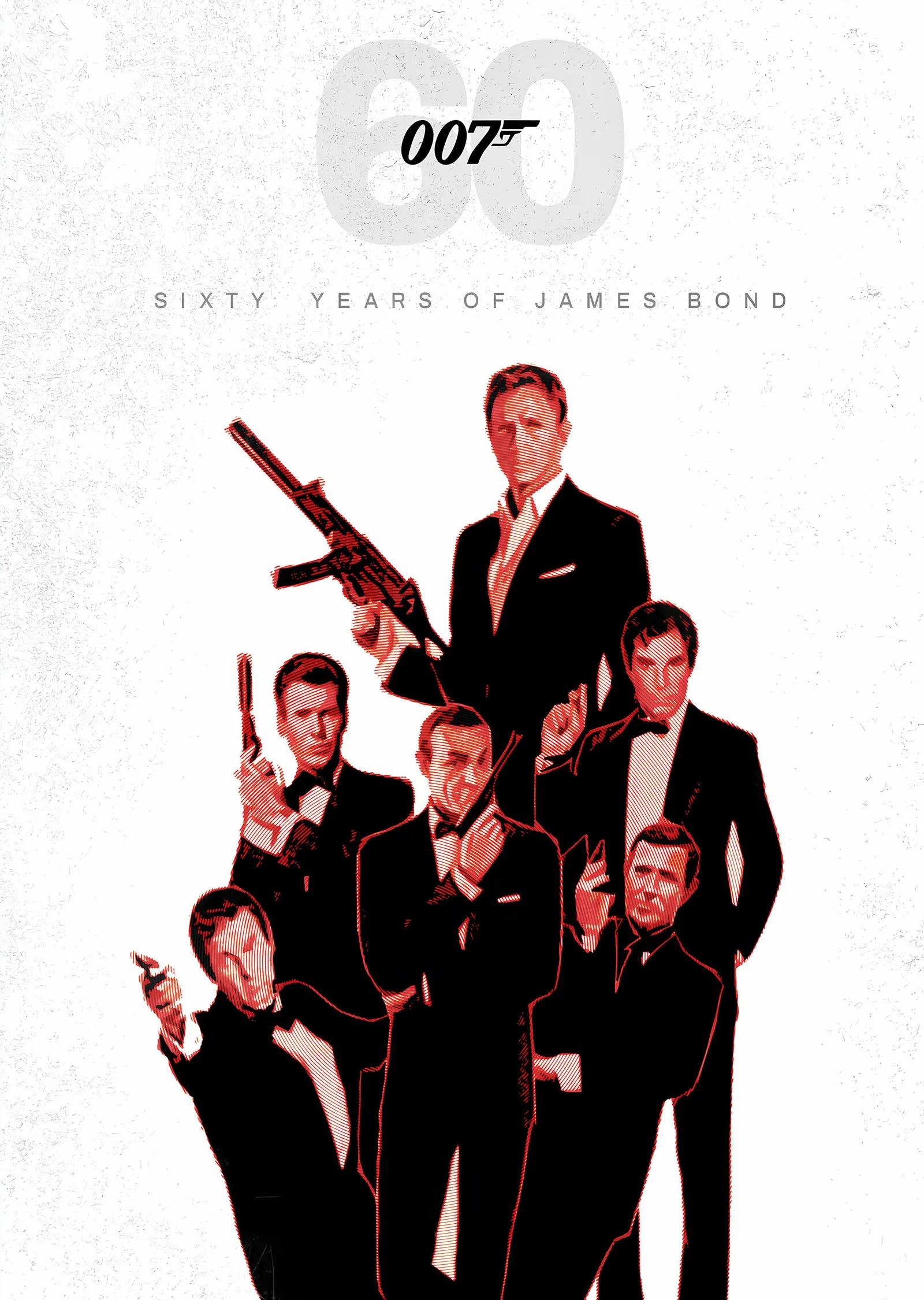 007: Sixty Years of James Bond metal tablo