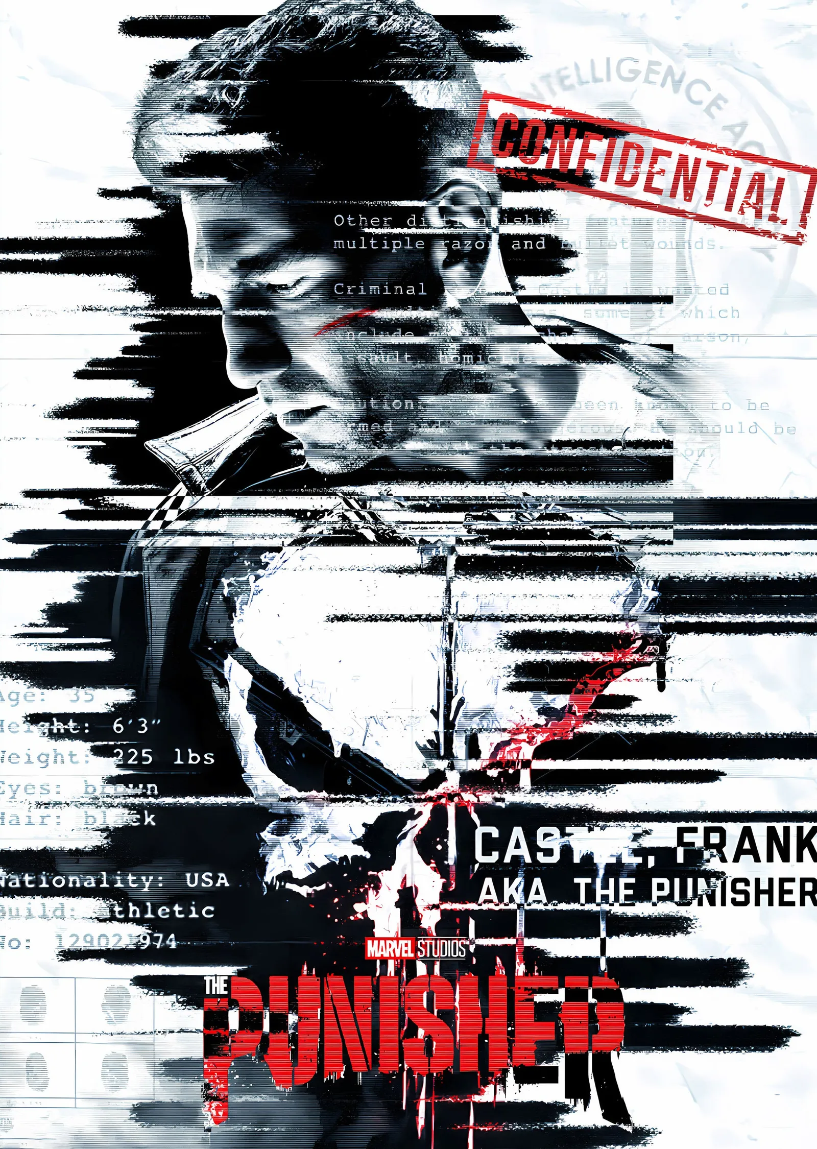 The Punisher: Frank Castle metal tablo