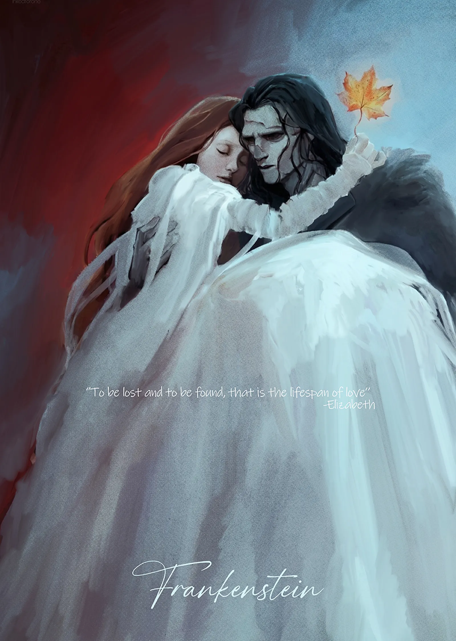 Frankenstein: The Lifespan of Love metal tablo