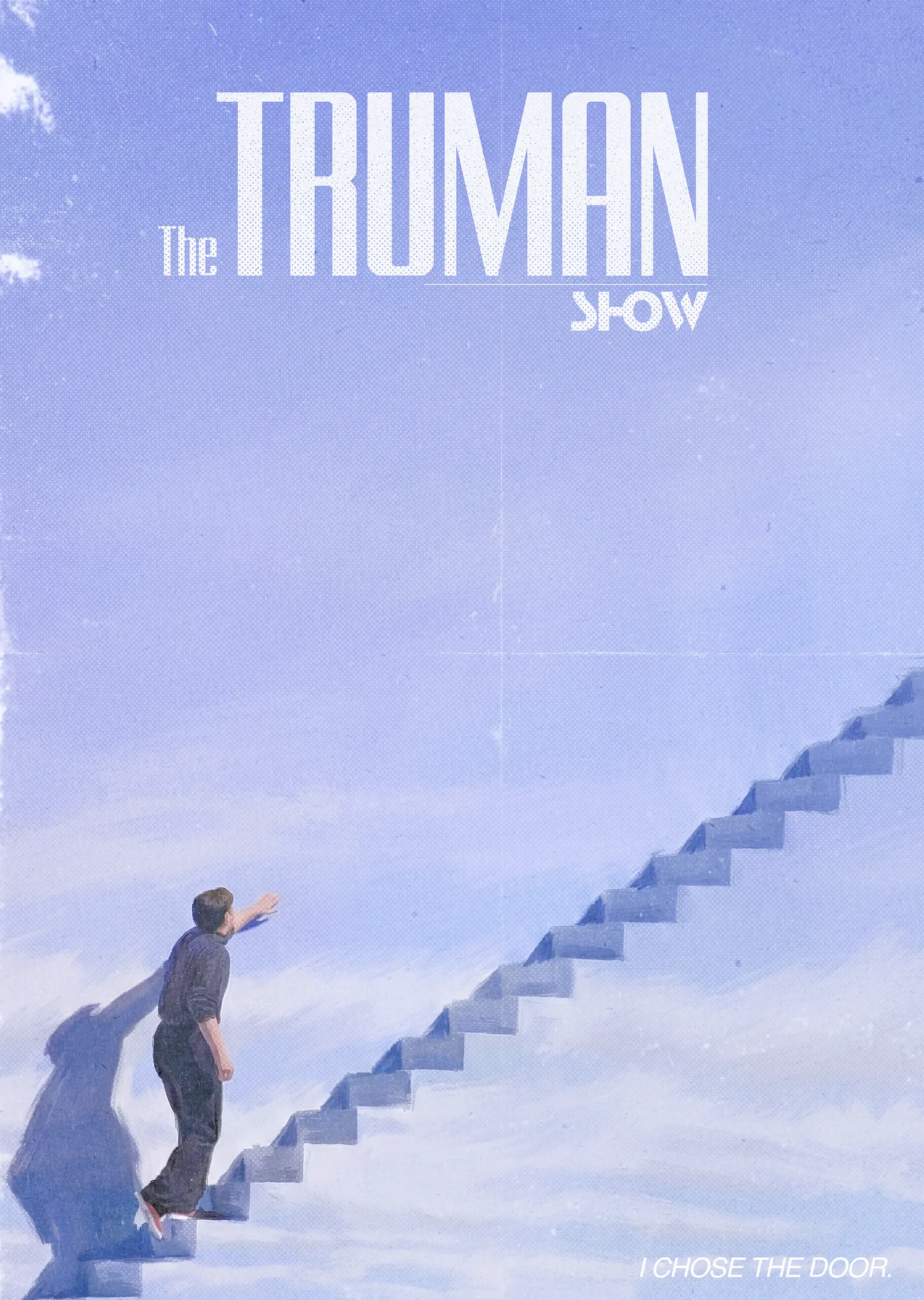 The Truman Show: I Chose the Door metal tablo