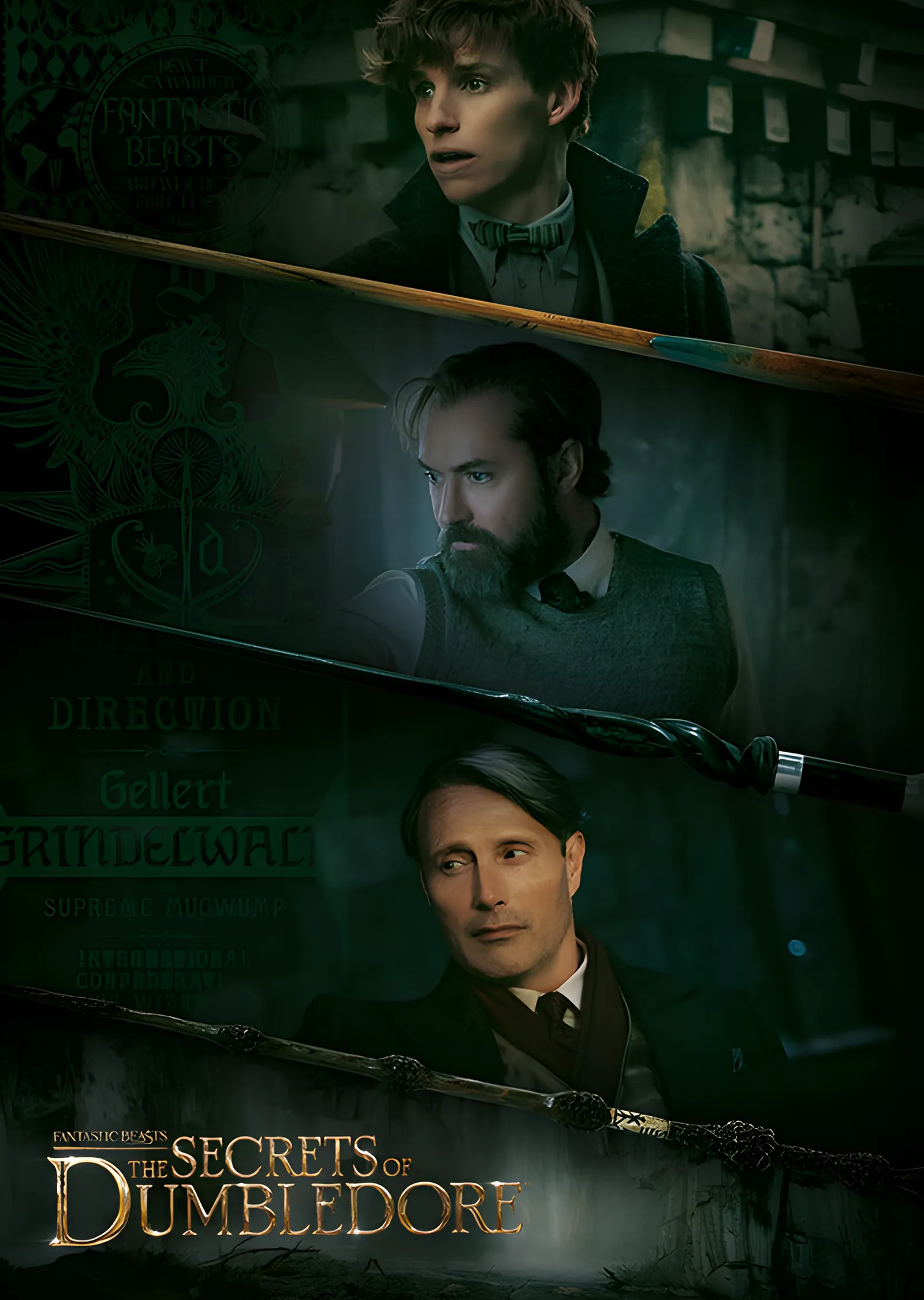 Fantastic Beasts: Üç Asa metal tablo