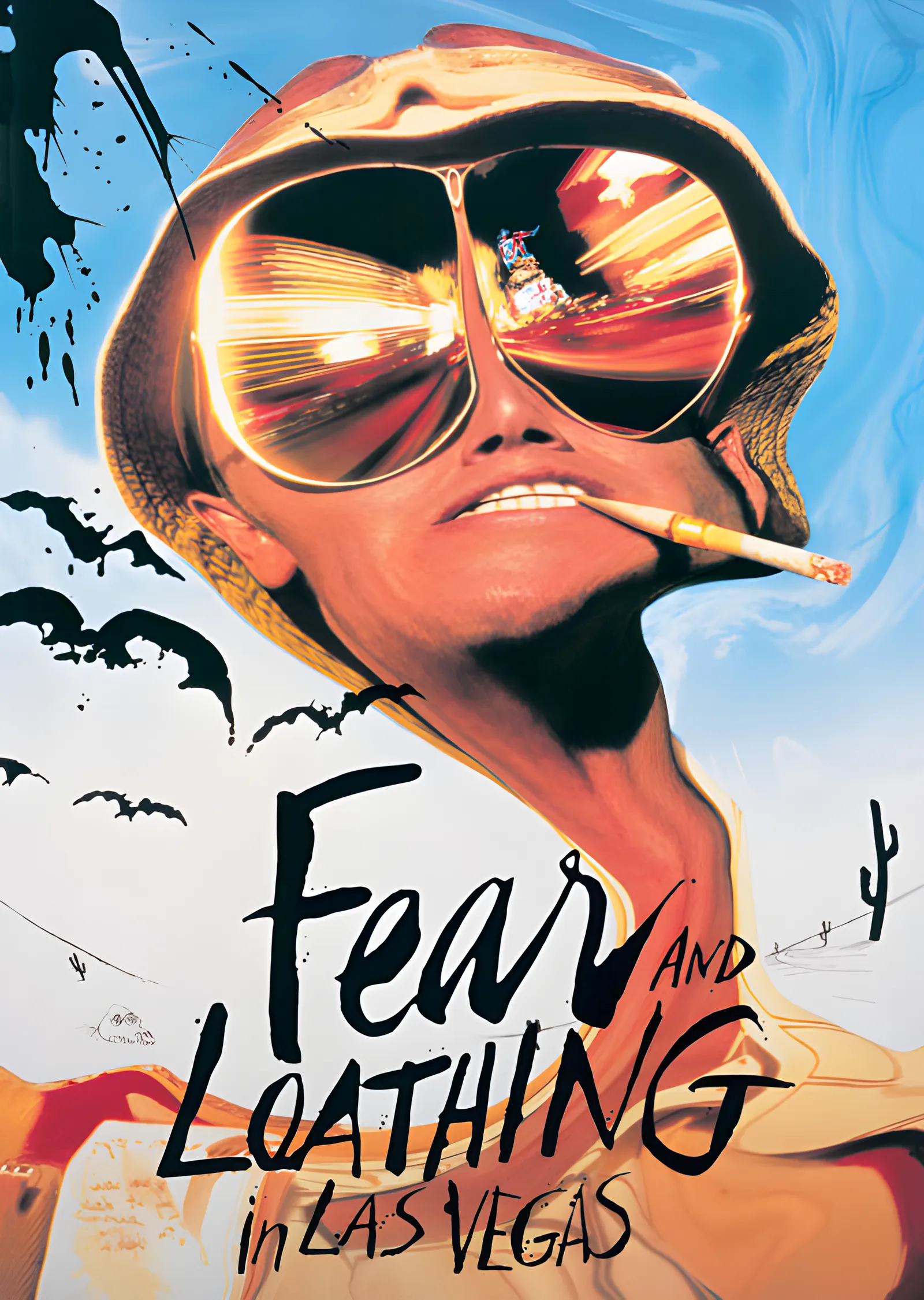 Fear and Loathing in Las Vegas metal tablo
