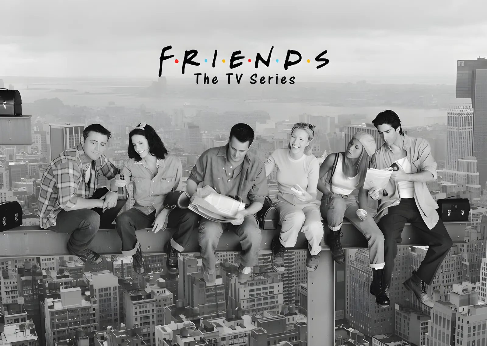 Friends: Gökdelende Öğle Molası metal tablo