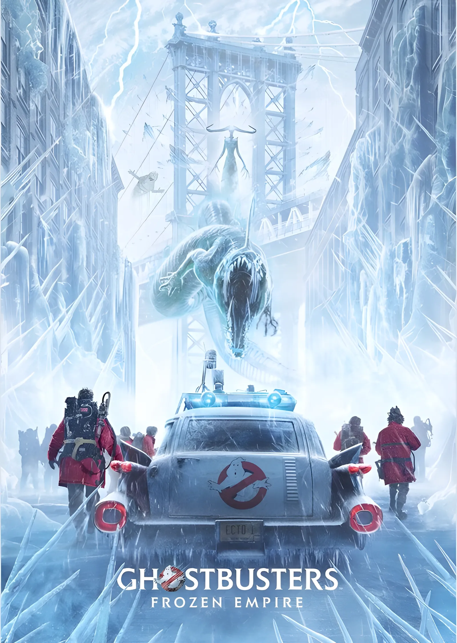 Ghostbusters: Frozen Empire · Buzlu Sokak metal tablo