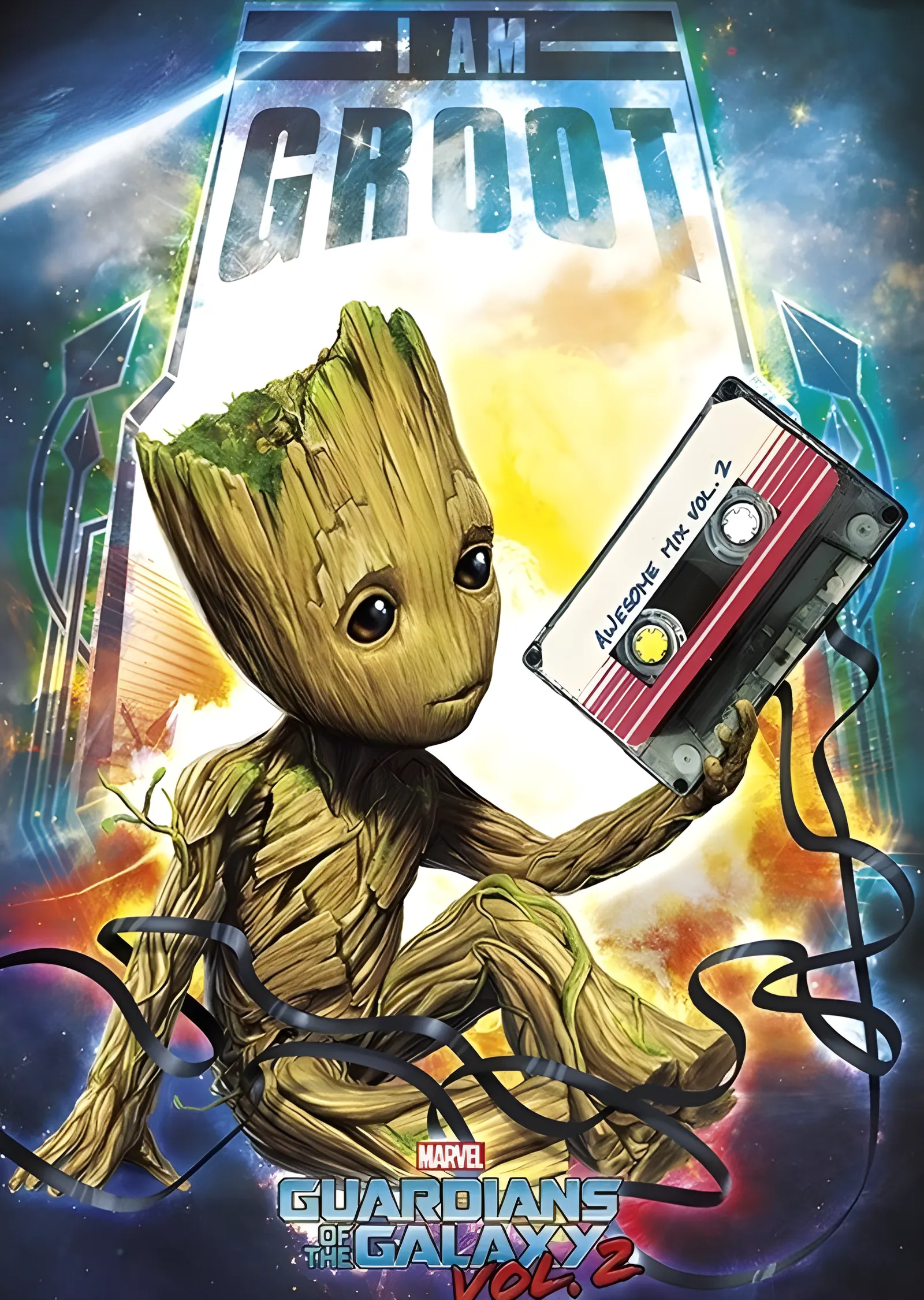 Guardians of the Galaxy Vol. 2: Groot metal tablo