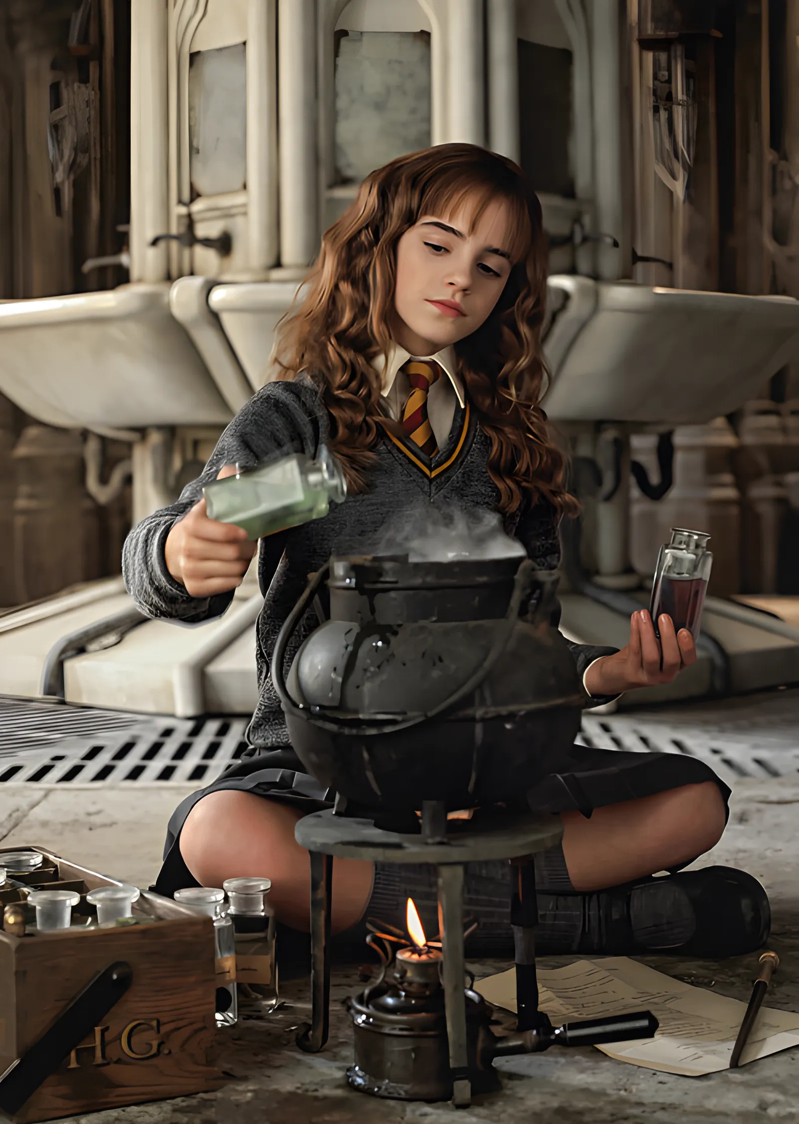Hermione Granger: İksir Dersi metal tablo