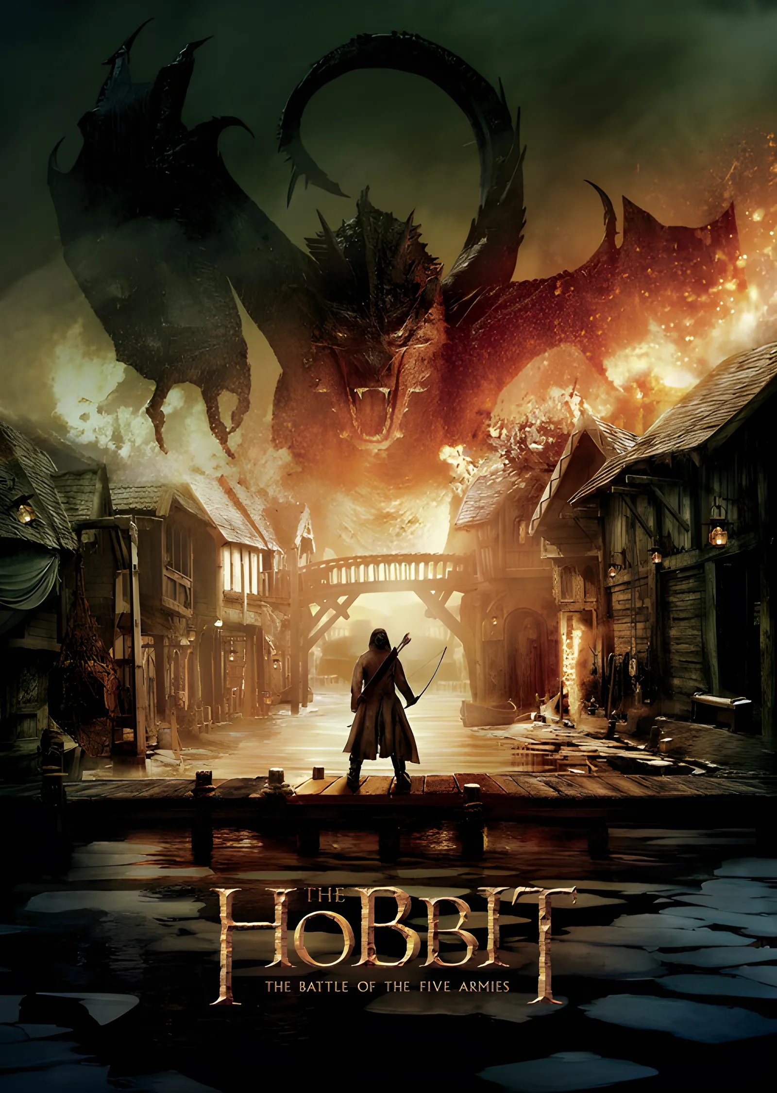 The Hobbit: Smaug'un Saldırısı metal tablo