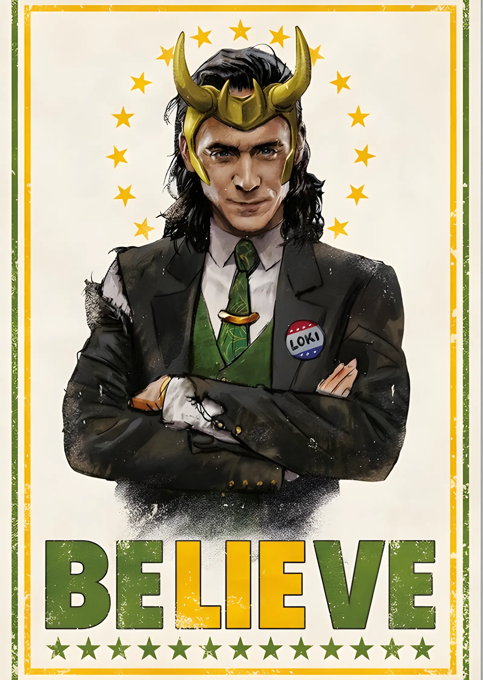 Loki: Believe metal tablo