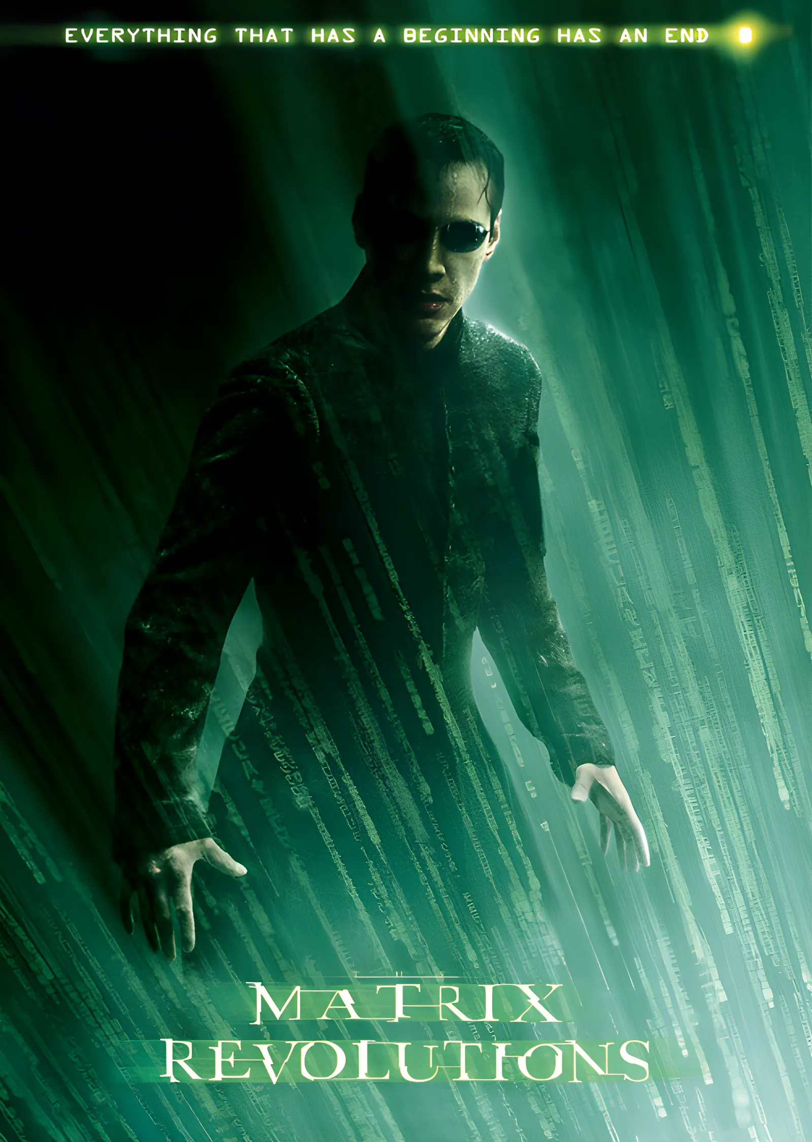 The Matrix Revolutions: Neo metal tablo