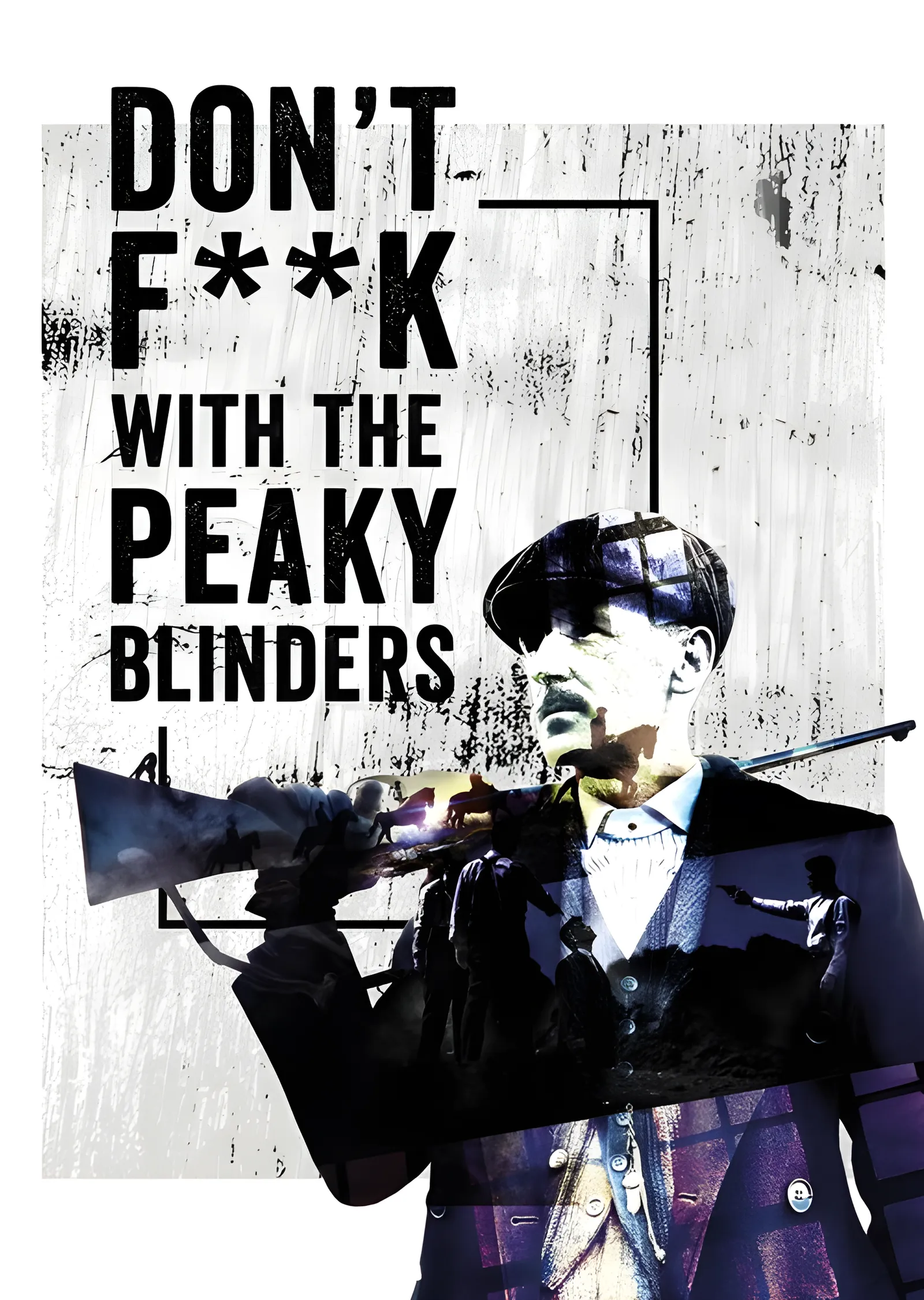 Peaky Blinders: Tommy Shelby ve Tüfek metal tablo