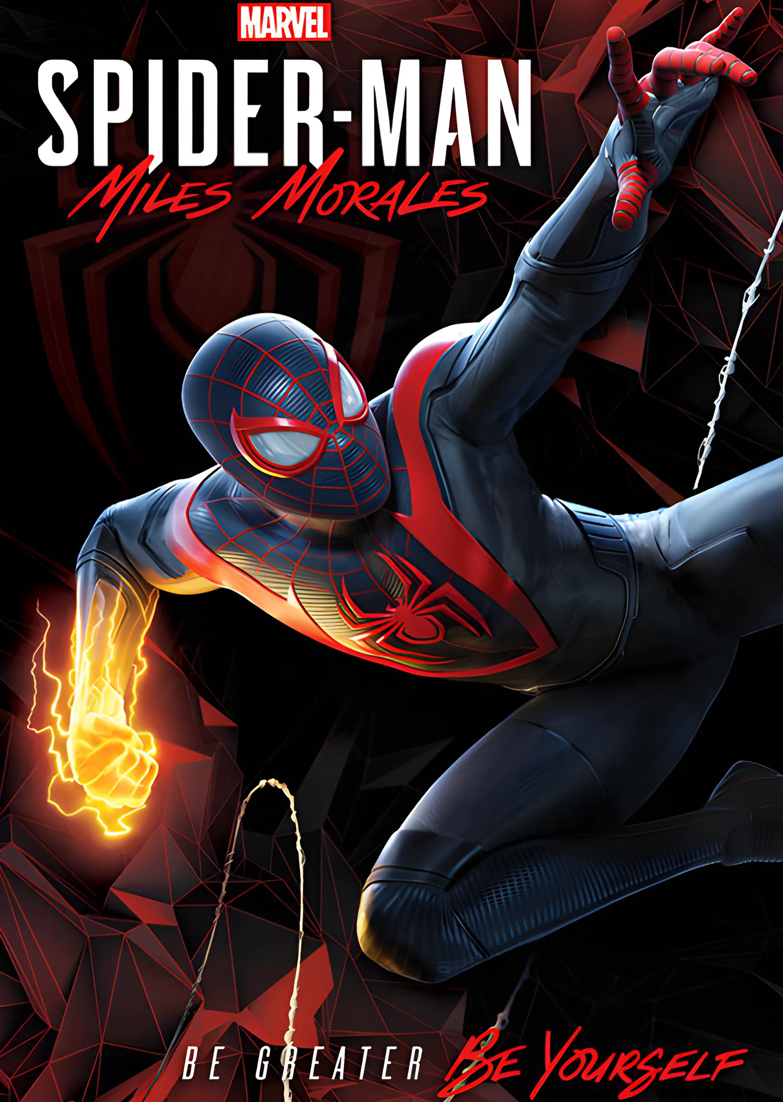 Spider-Man: Miles Morales metal tablo