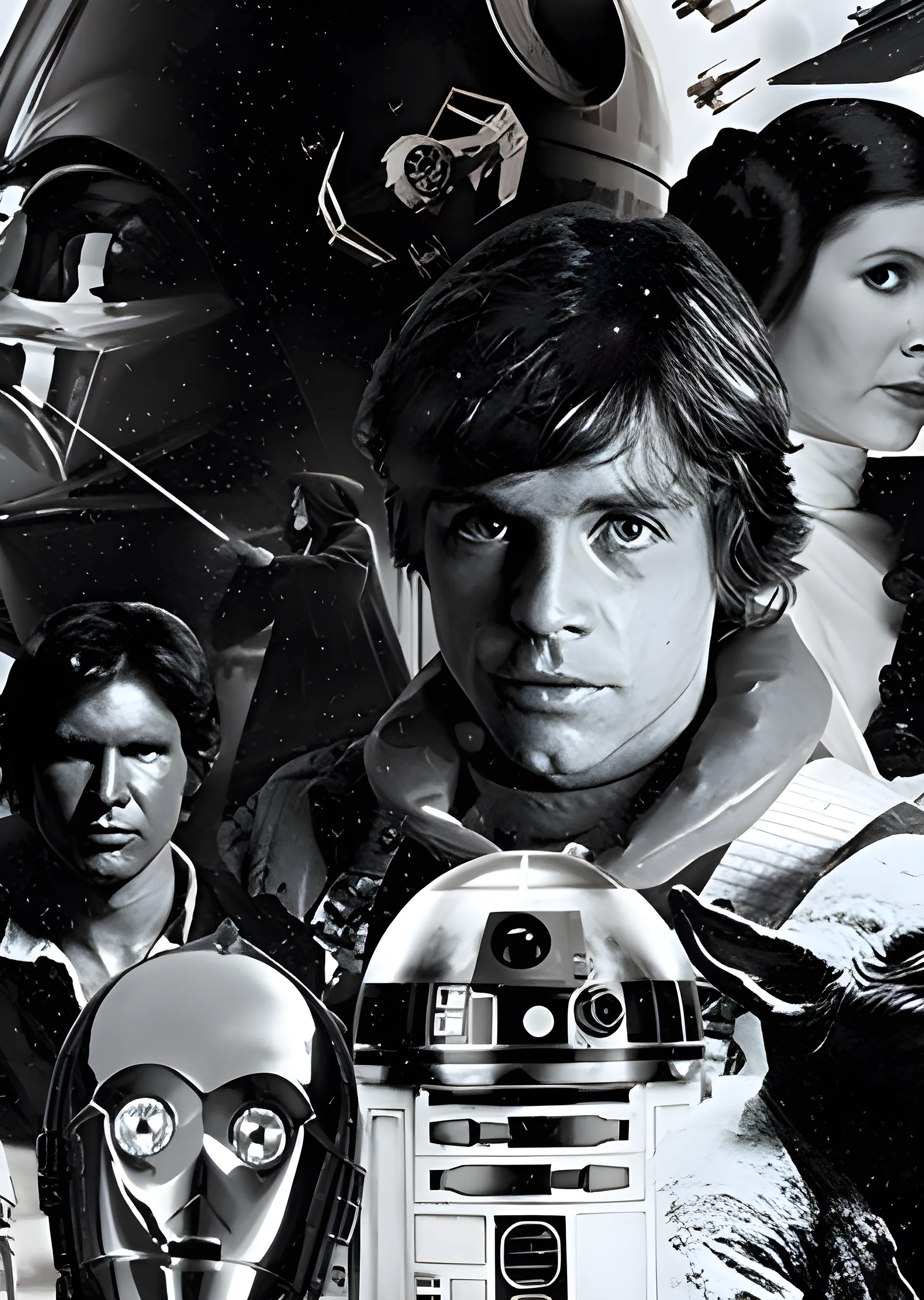 Star Wars: 40. Yıl metal tablo
