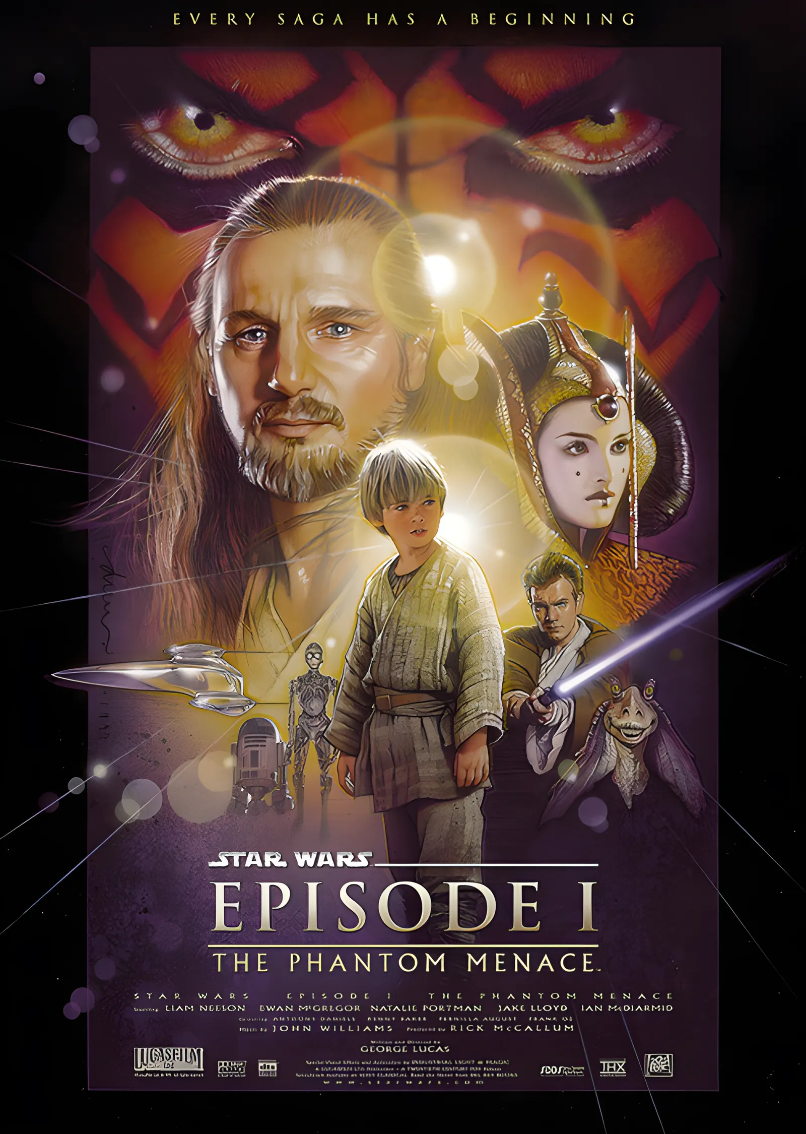 Star Wars: The Phantom Menace metal tablo