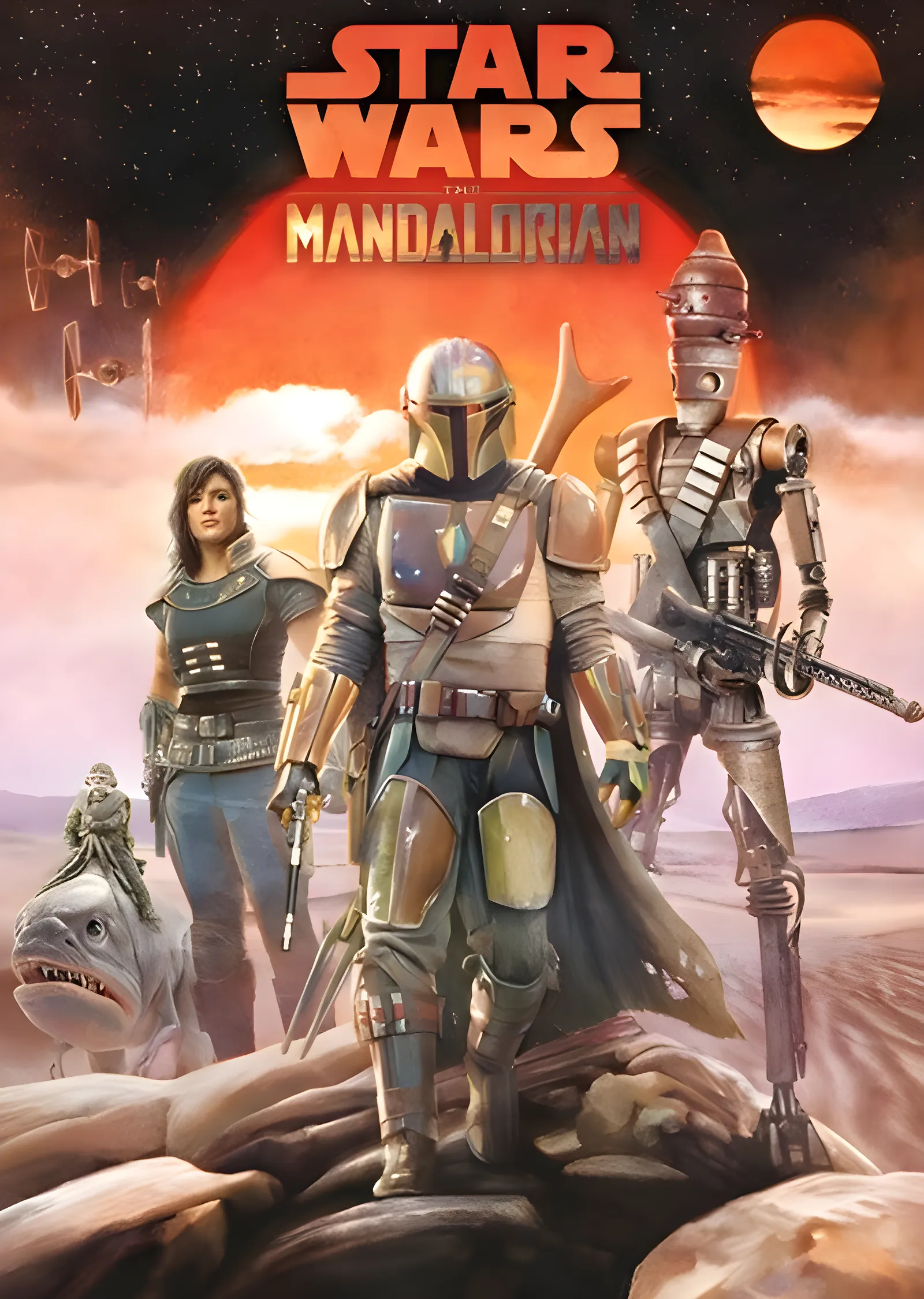 The Mandalorian: Ekip metal tablo