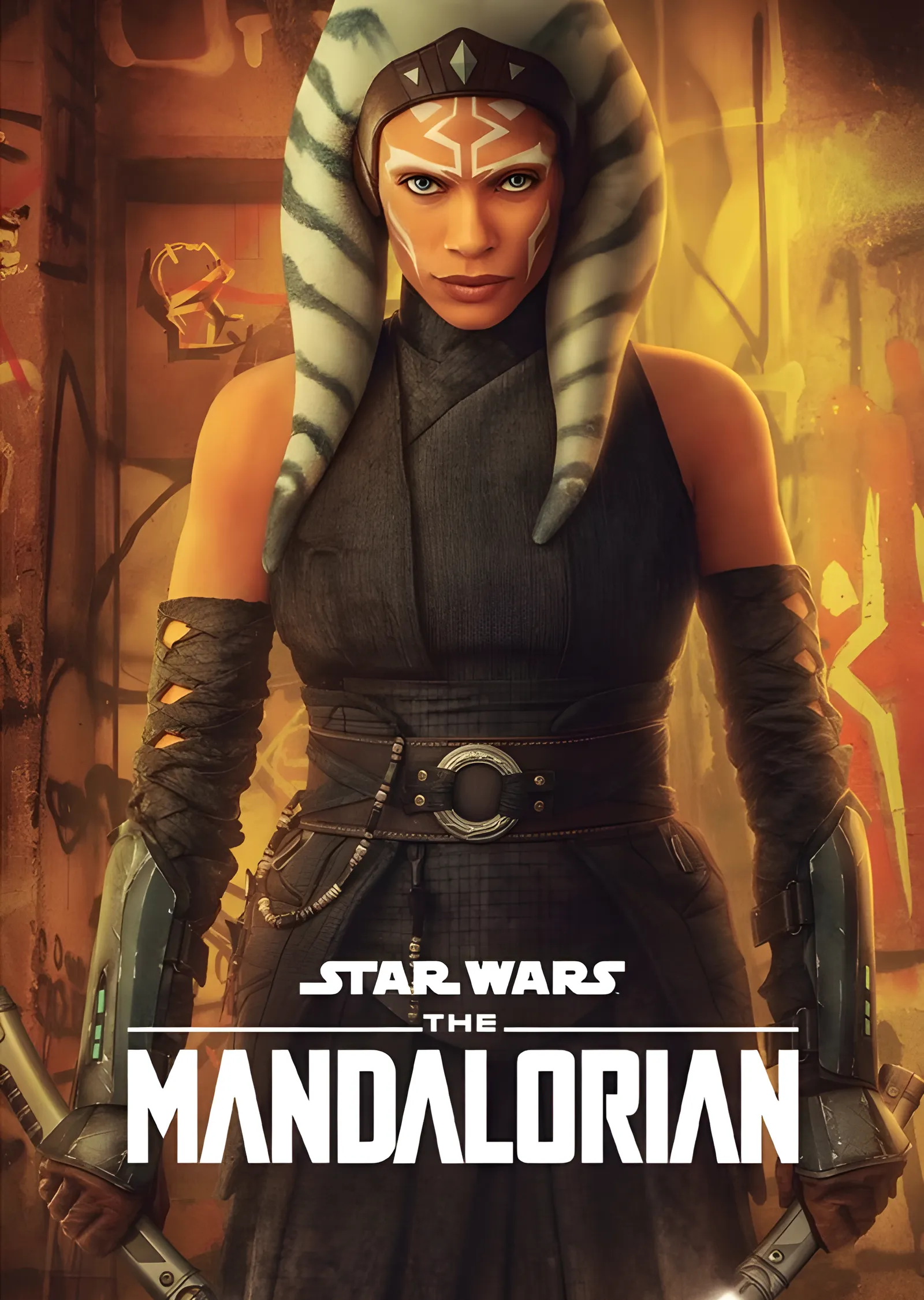 The Mandalorian: Ahsoka Tano metal tablo