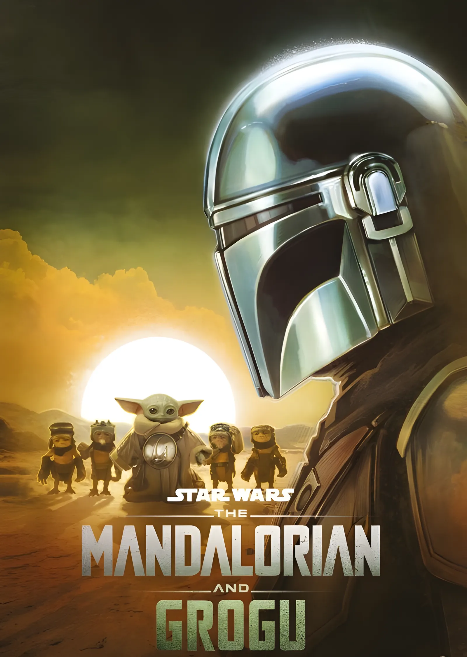 The Mandalorian and Grogu: Din Djarin metal tablo