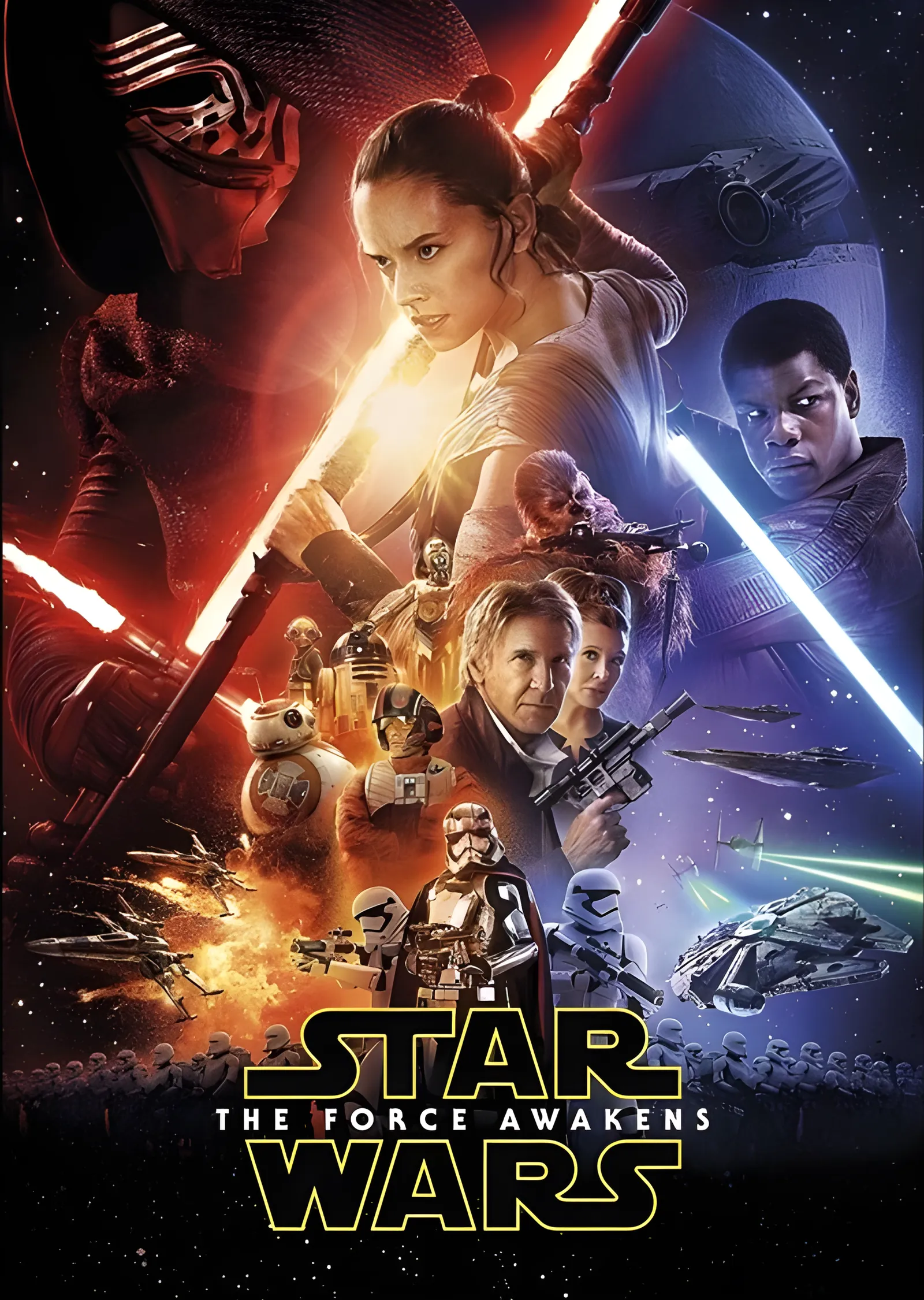 Star Wars: The Force Awakens metal tablo