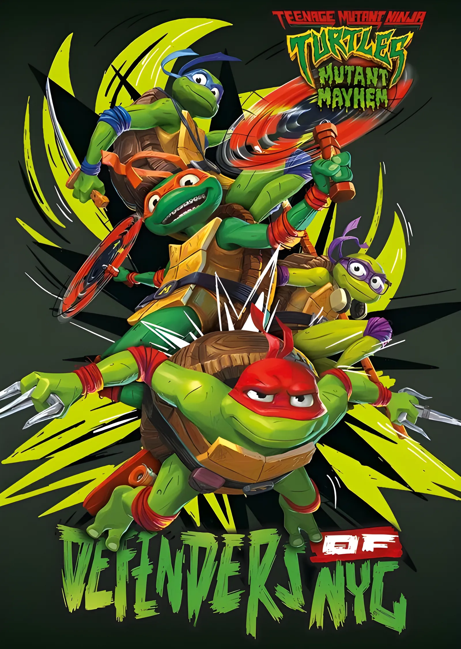 TMNT: Defenders of NYC metal tablo