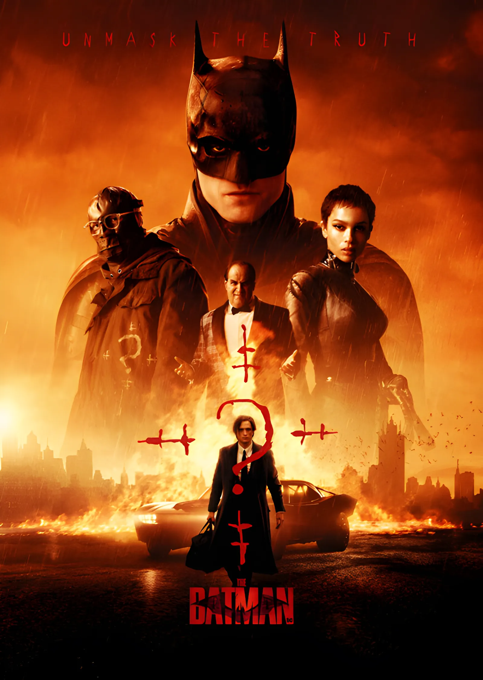 The Batman: Unmask the Truth metal tablo