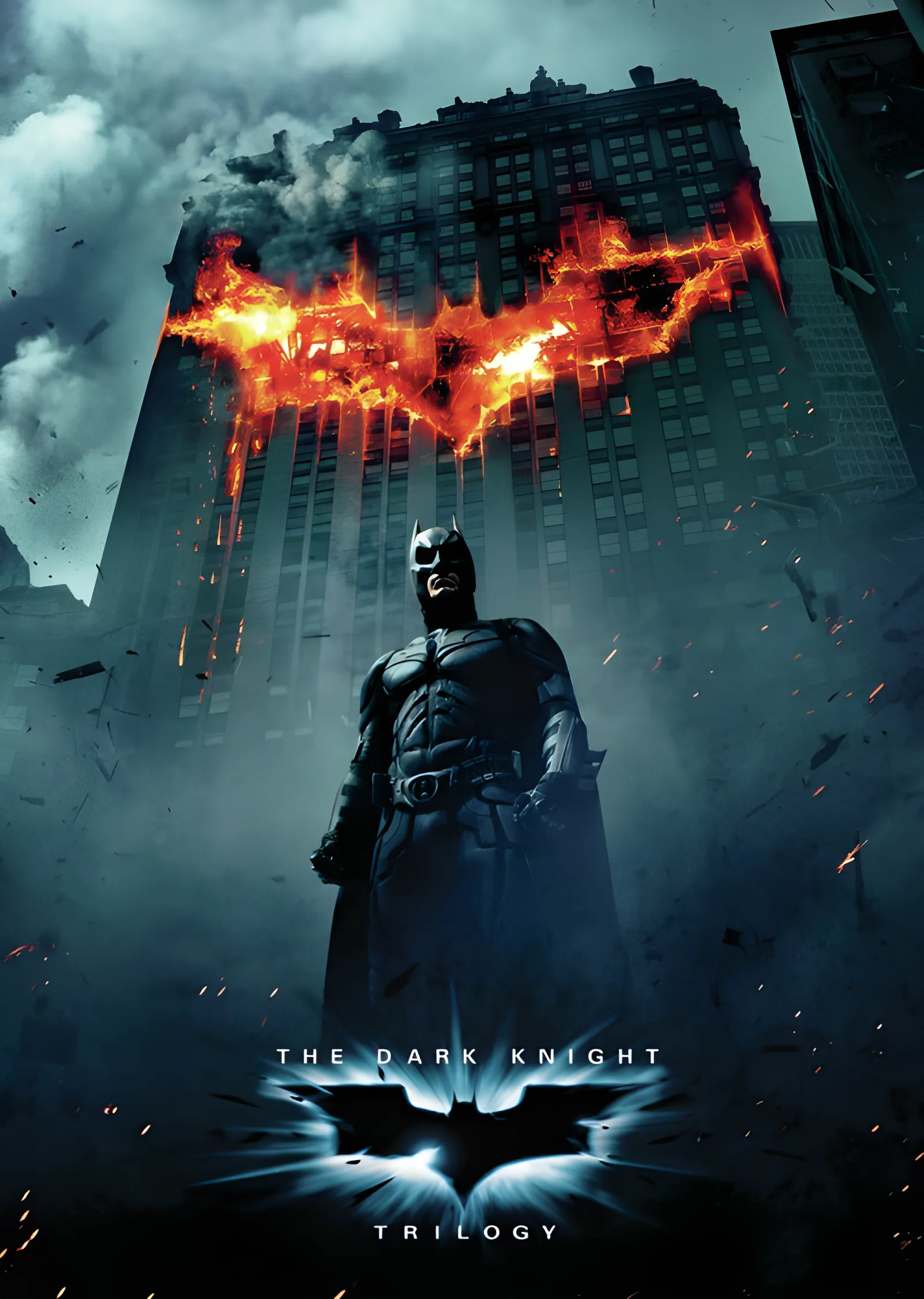 The Dark Knight Trilogy: Batman metal tablo