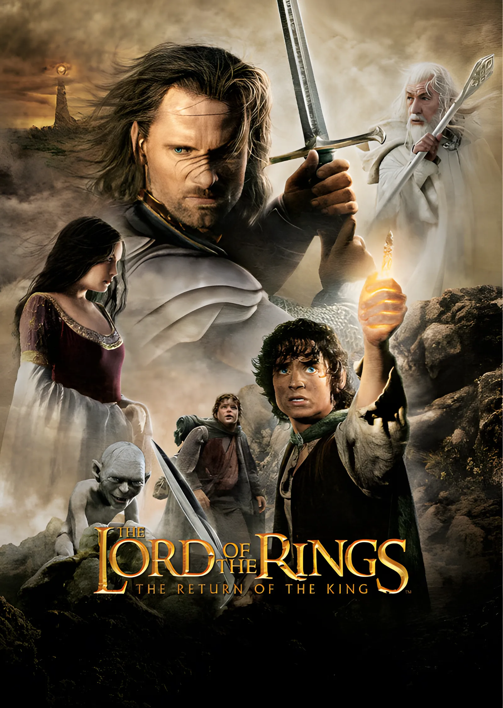 The Lord of the Rings: The Return of the King metal tablo